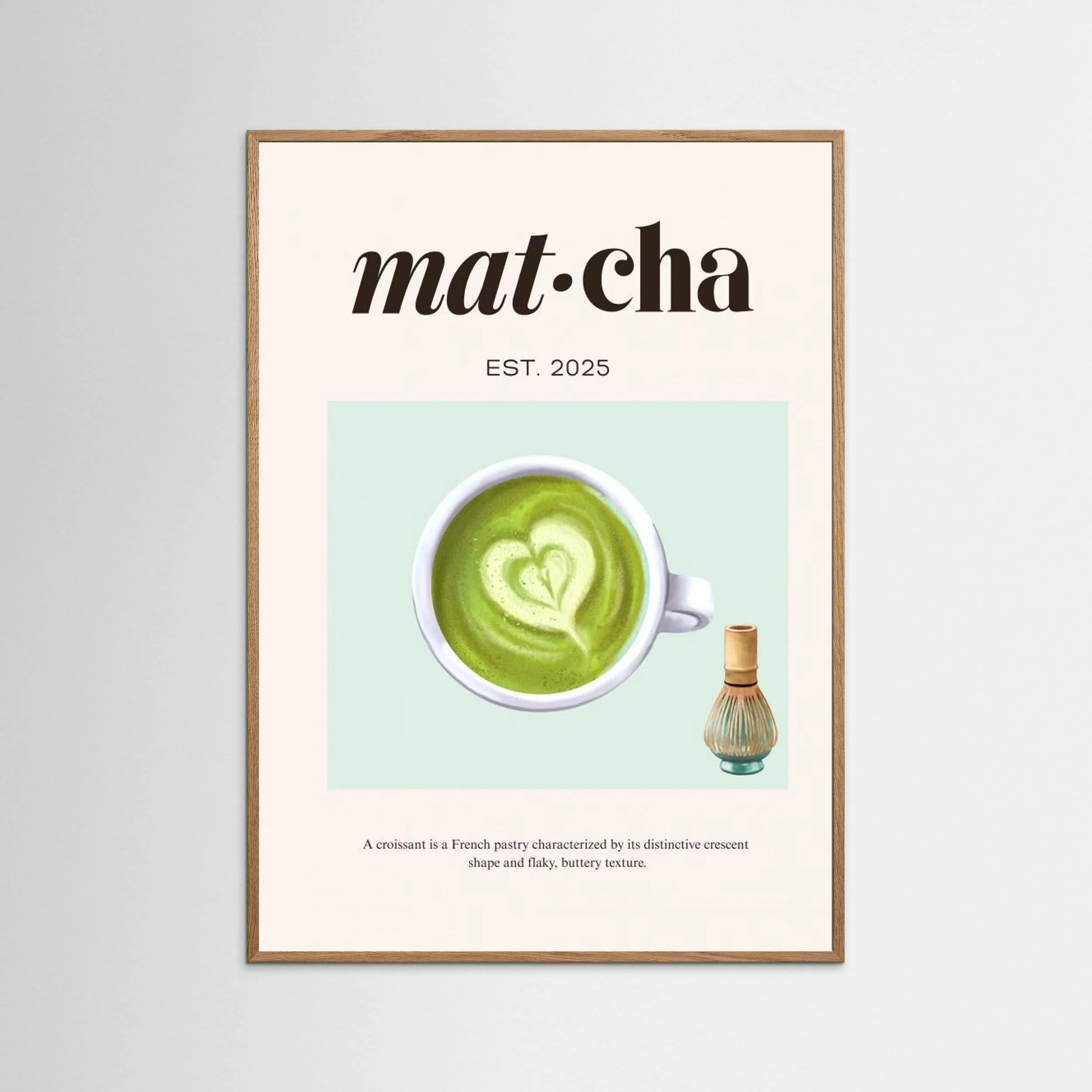 Matcha by Elizabeth C - Fine Art Paper Print - dreamtprint.art - 14 x 21 cm / 5 x 8″ (A5)