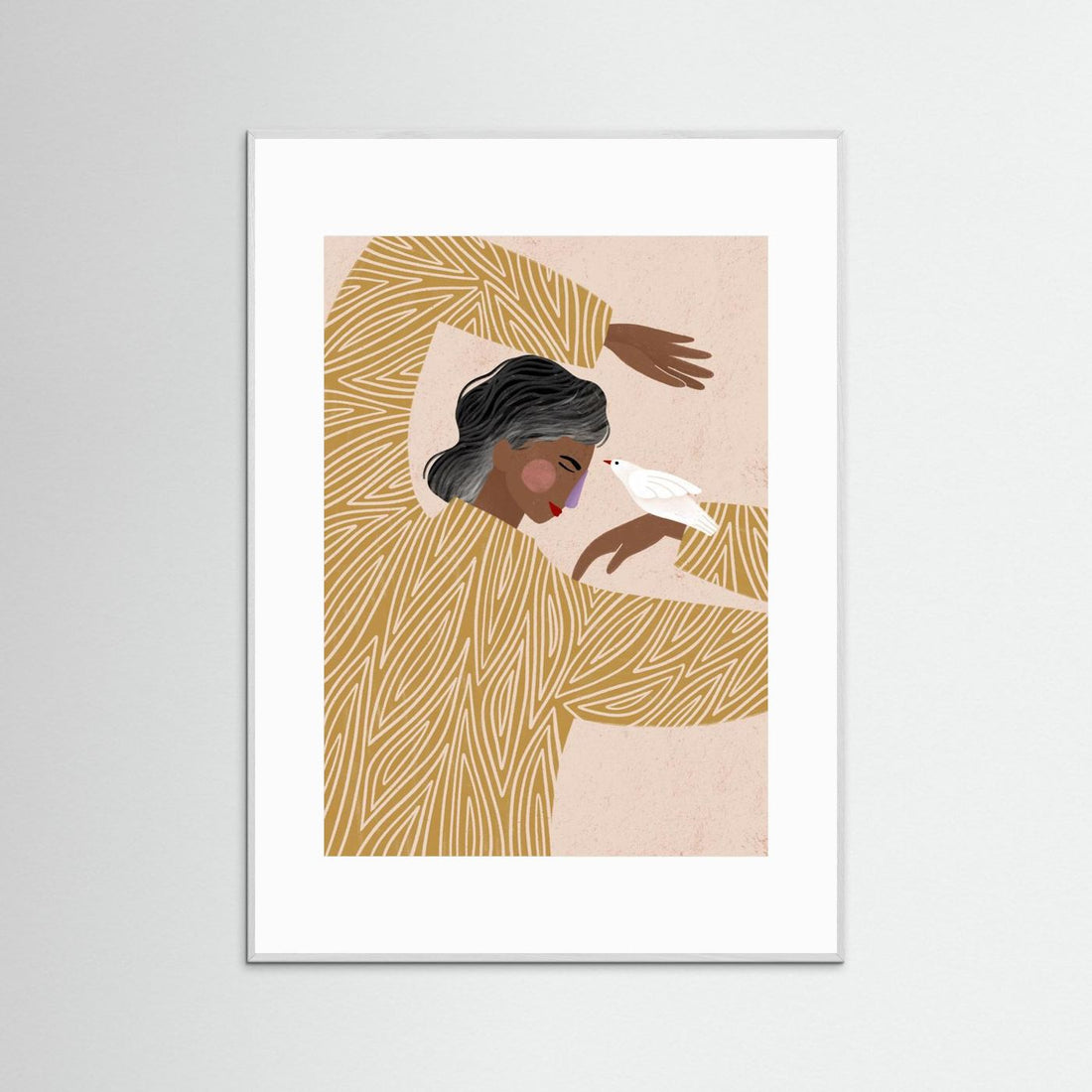 The Woman With He Bird by Bea Müller