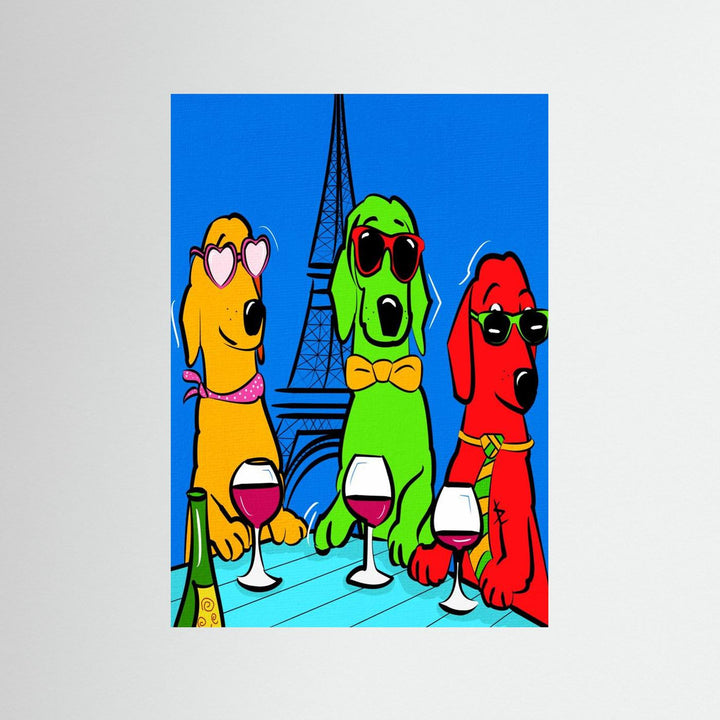 Dogs In Paris by Sannel Larson