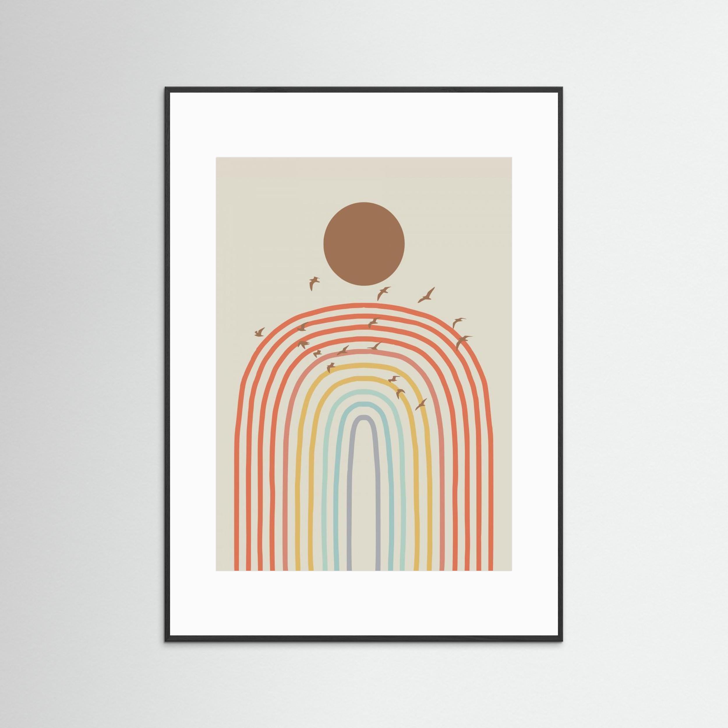 Rainbow Arch and Birds by Little Dean