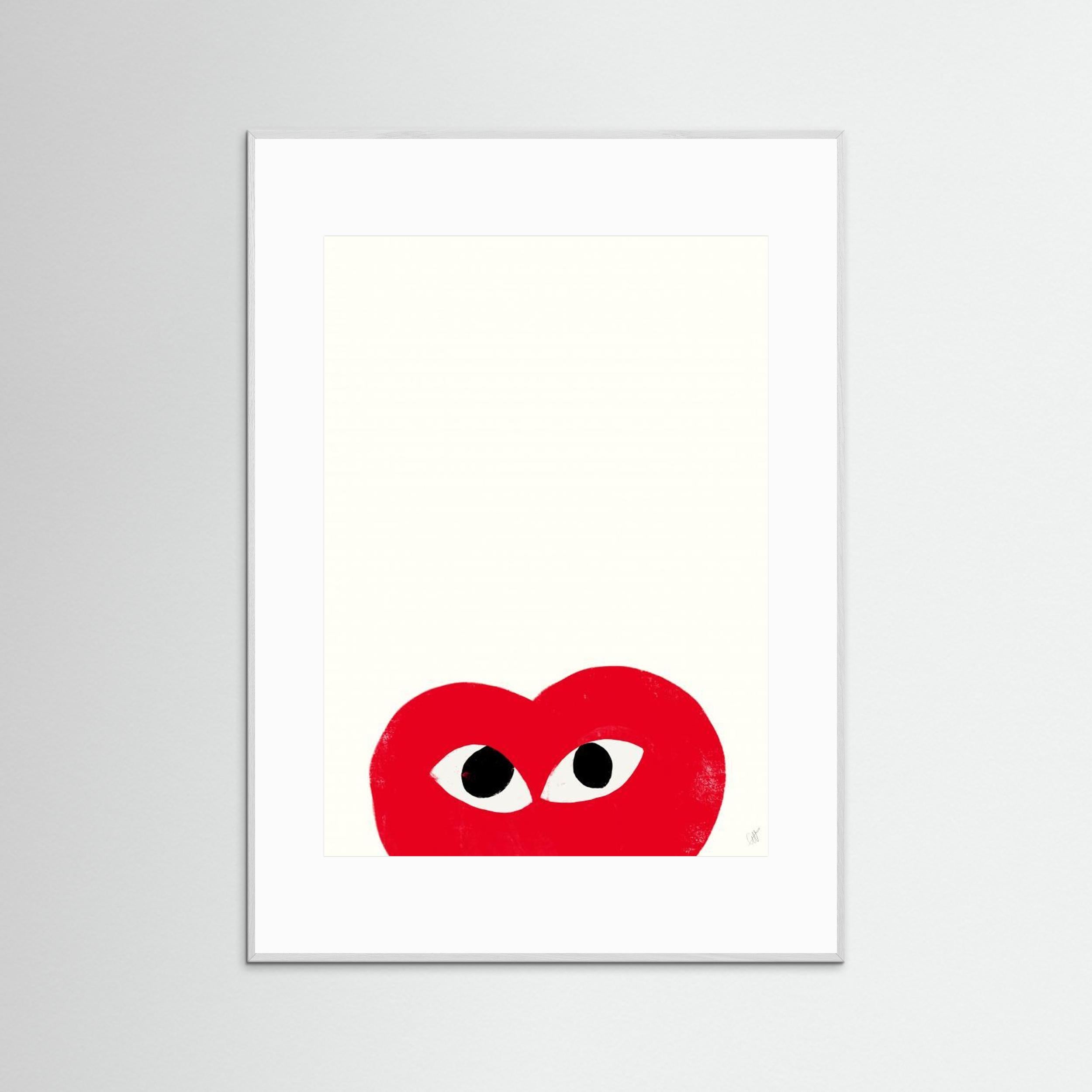 Red heart by Anne Marie Volfova