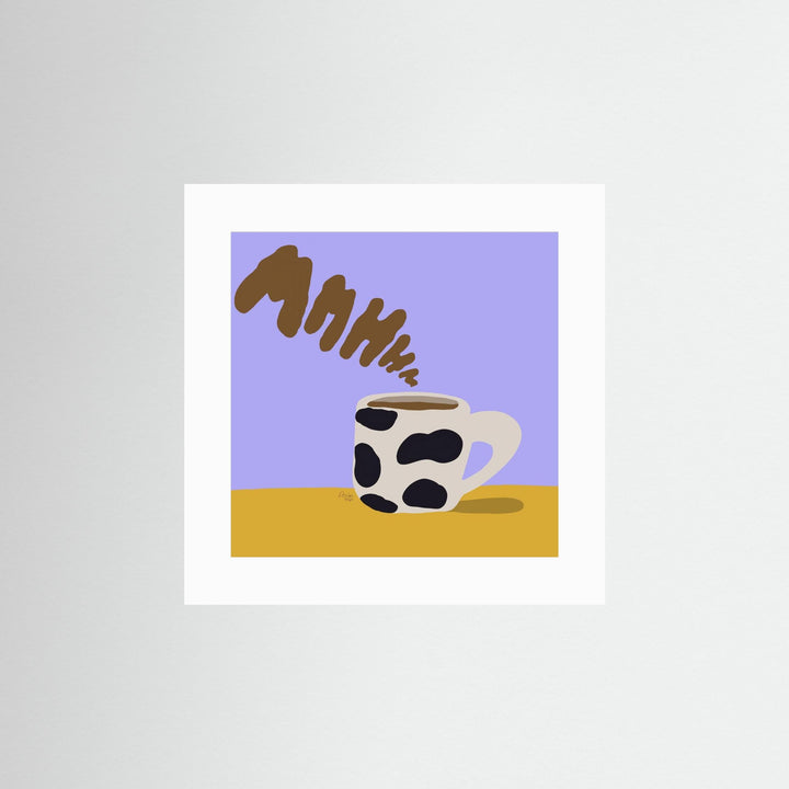 Mmhh Coffee by Alix Campbell - Fine Art Paper Print - dreamtprint.art - 50 x 50 cm / 19 x 19″