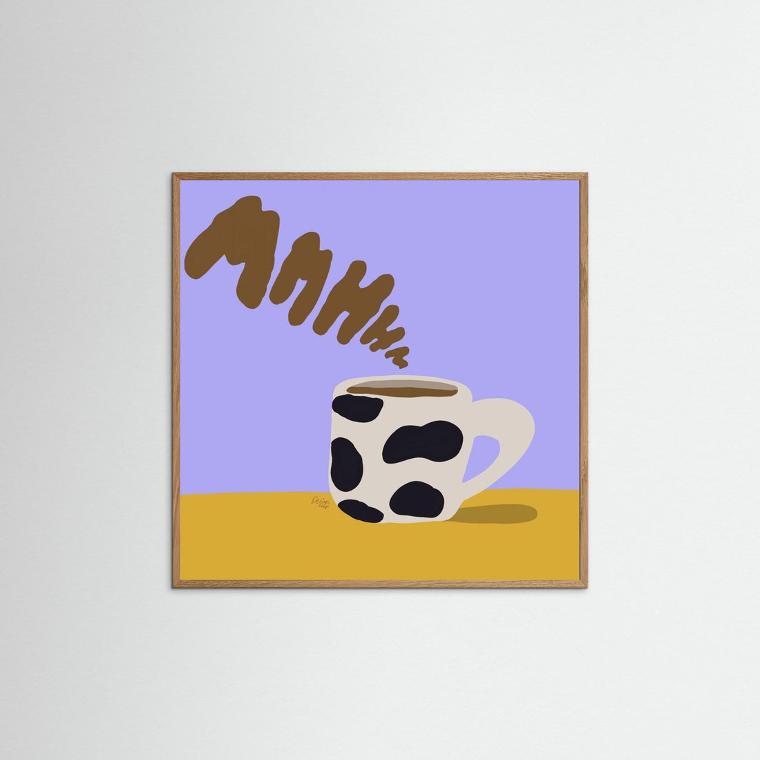 Mmhh Coffee by Alix Campbell - Fine Art Paper Print - dreamtprint.art - 50 x 50 cm / 19 x 19″