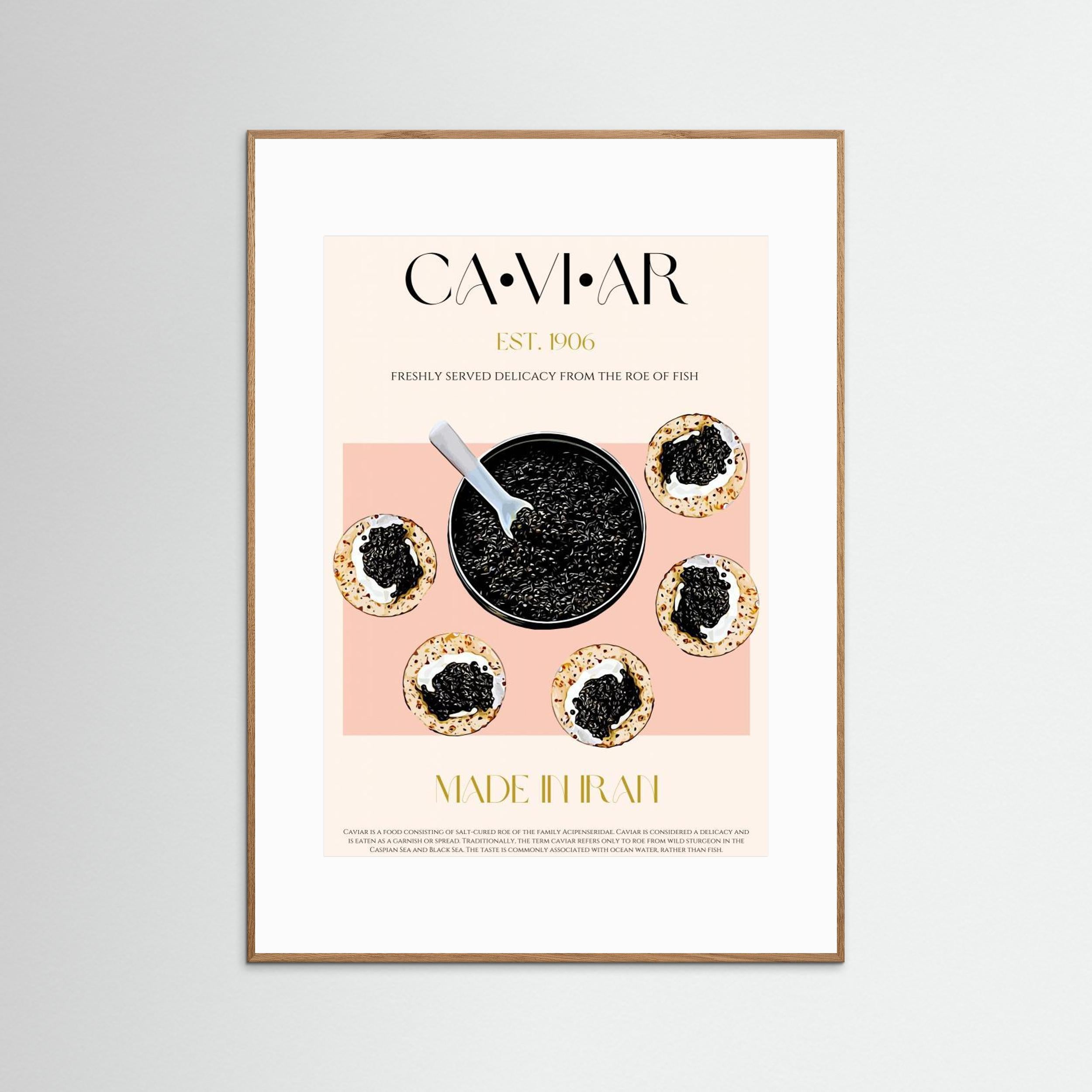 23ratiocaviarprint by Nazma Khokhar