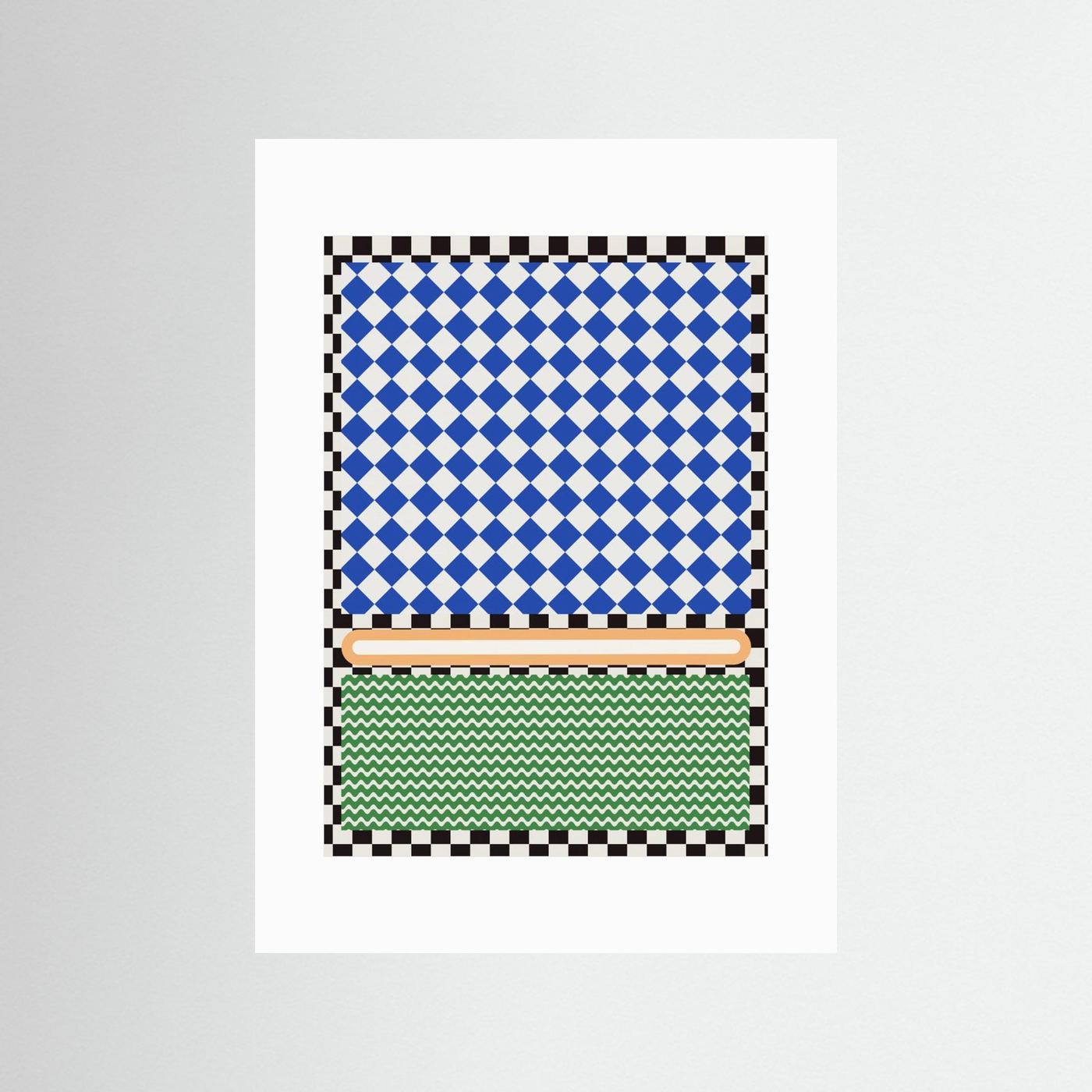 Checkered rothko inspirration by Little Dean