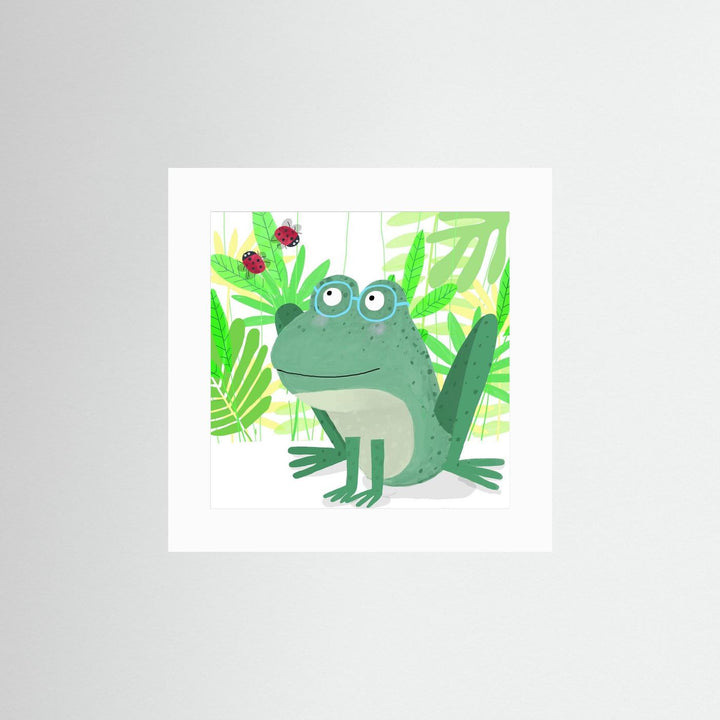 Funny Jungle Frog with Ladybirds by Carla Daly