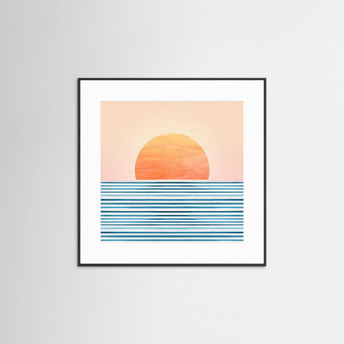 Minimalist Sunset 1 by Kristian Gallagher