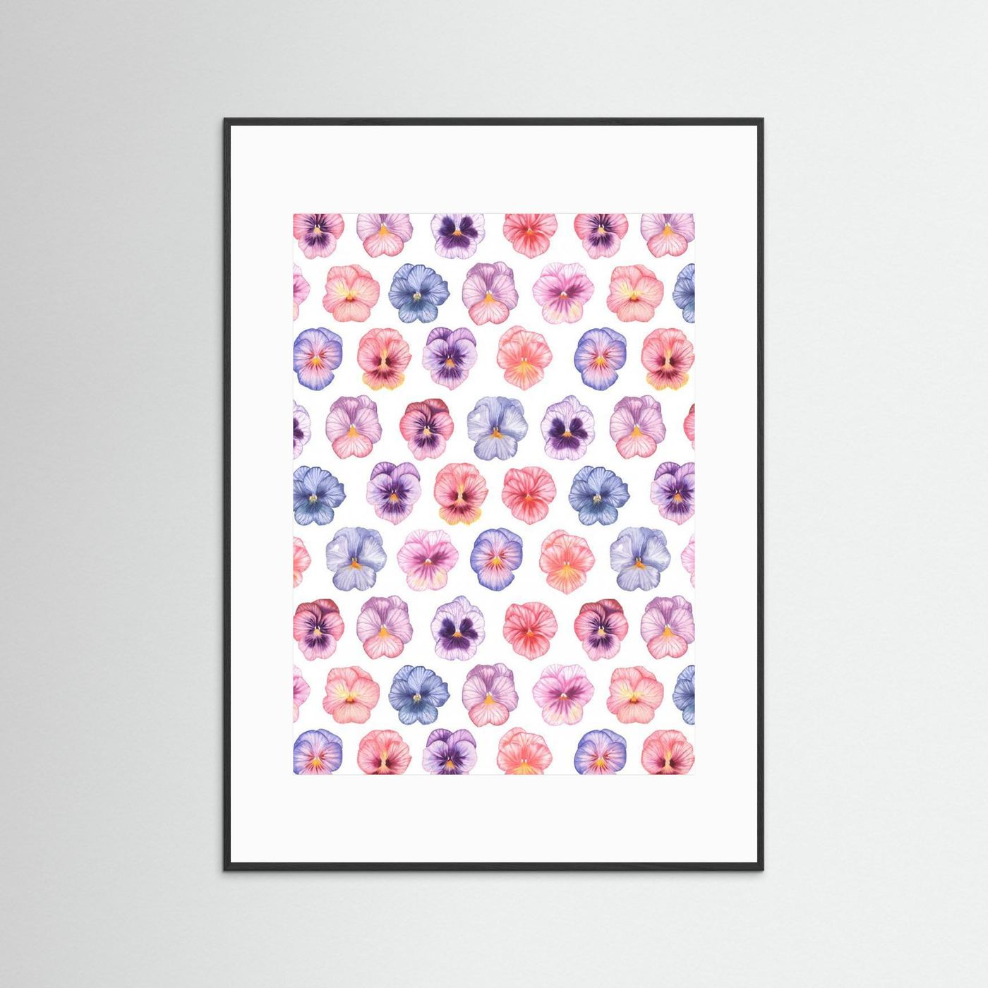 Pansy pattern by Linda Sitniece