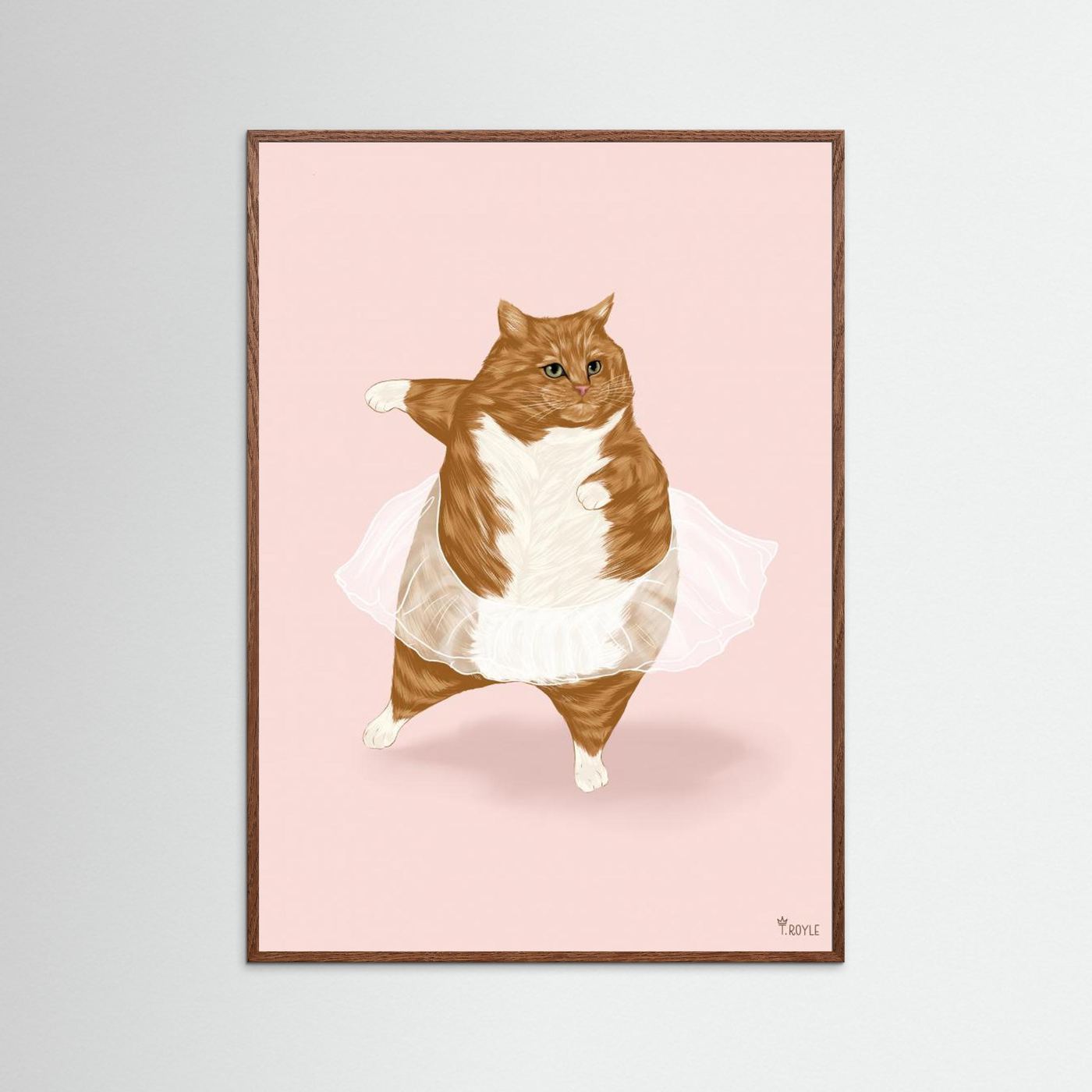 Ballet Cat - 'I can do anything I dream of' by Tara Royle