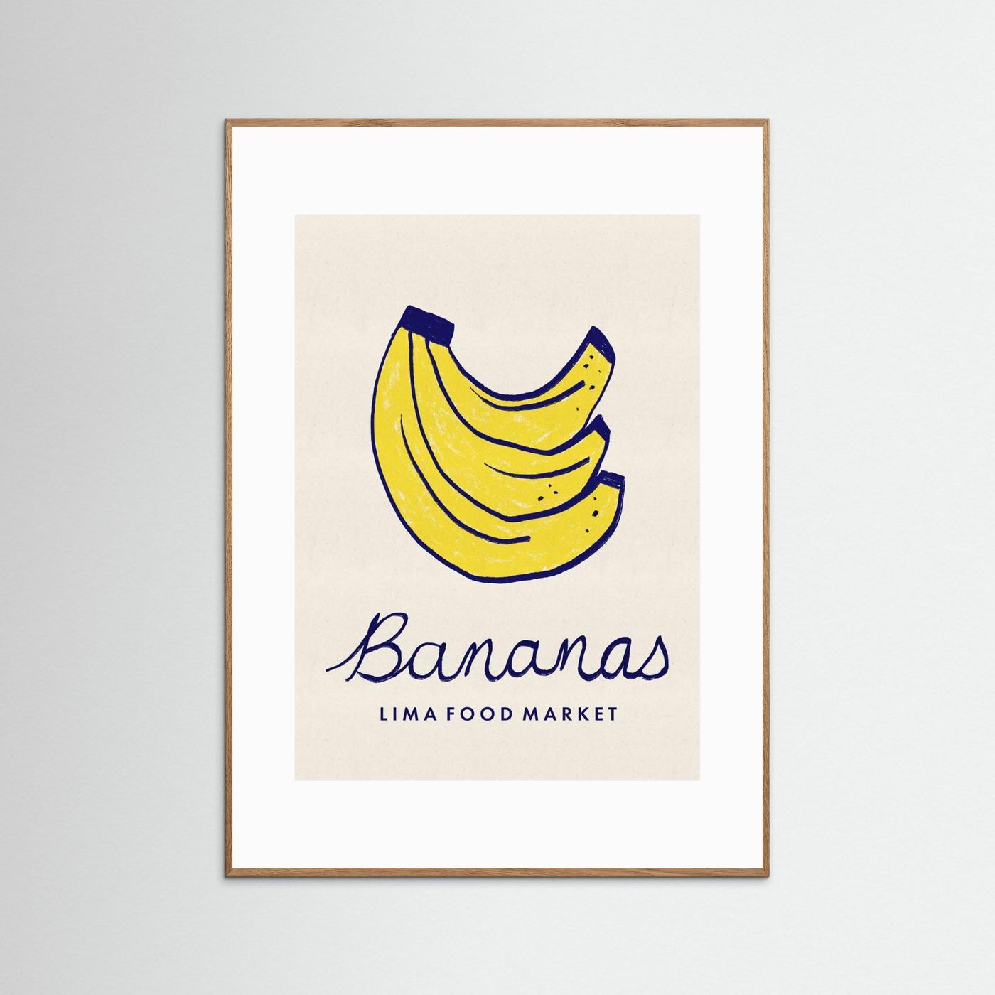 Bananas Lima Food Market Peru by Dirkie Nell