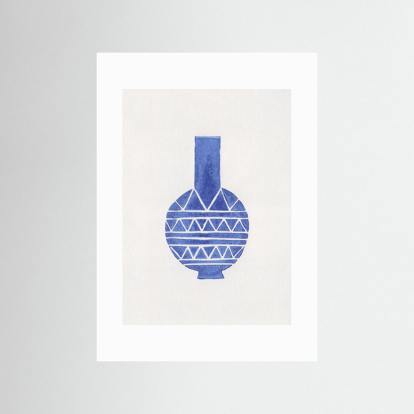 Linocut Vase #8 by Alisa Galitsyna
