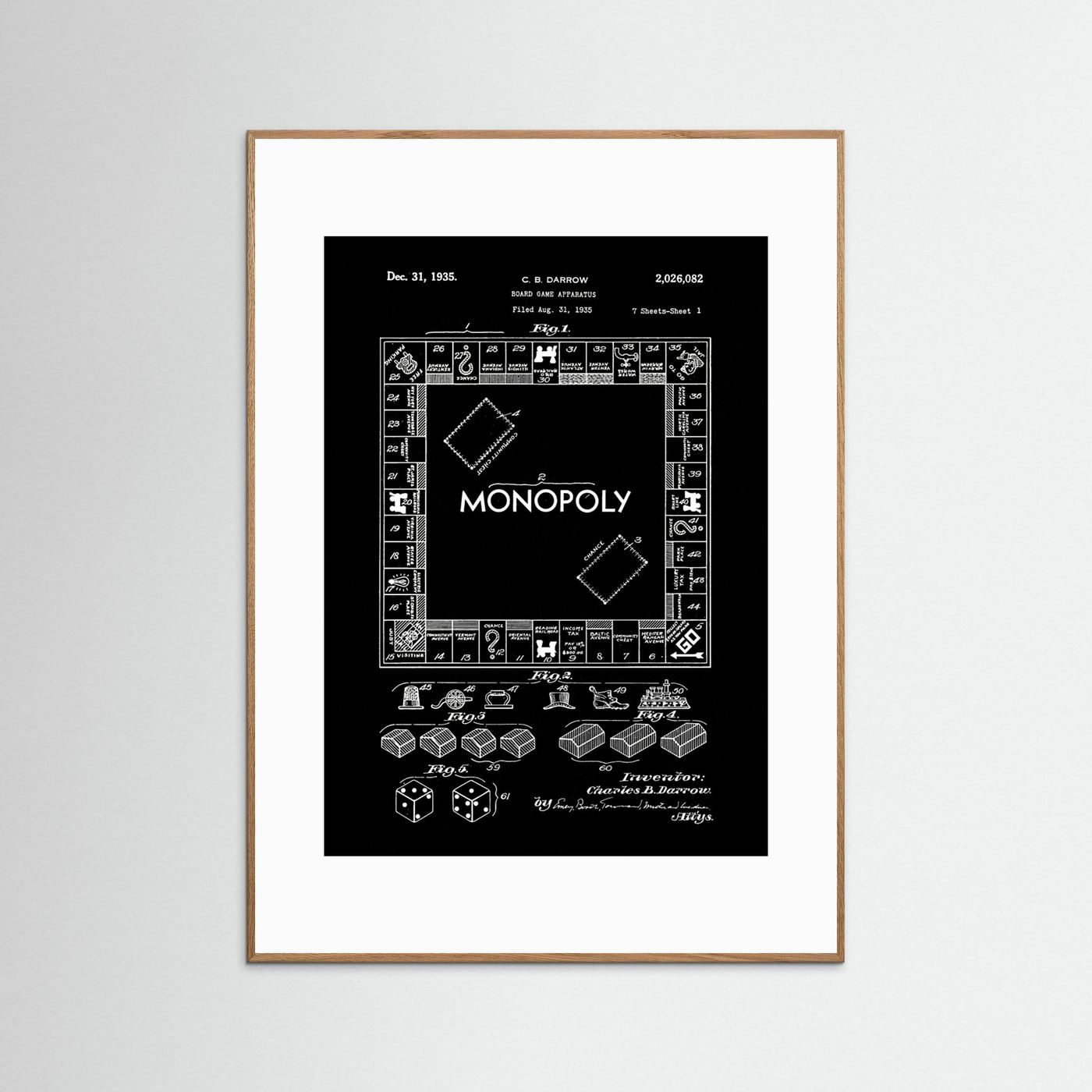 Board Game Patent 1935 by Andreas Magnusson