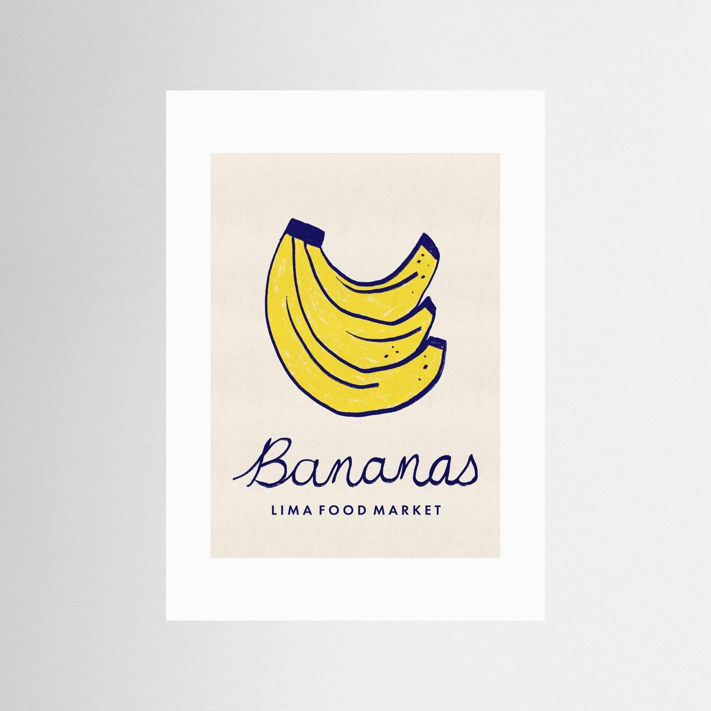 Bananas Lima Food Market Peru by Dirkie Nell