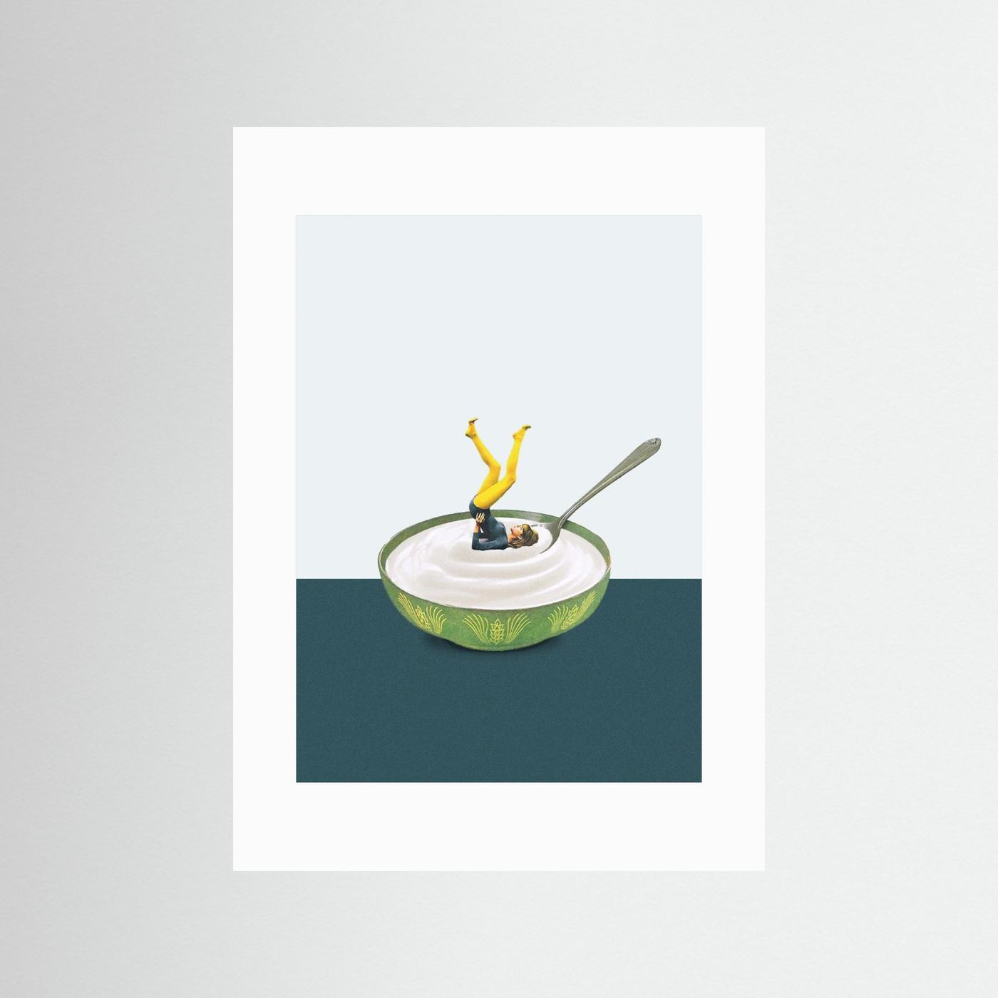 Yoga in my yogurt by Maarten Léon