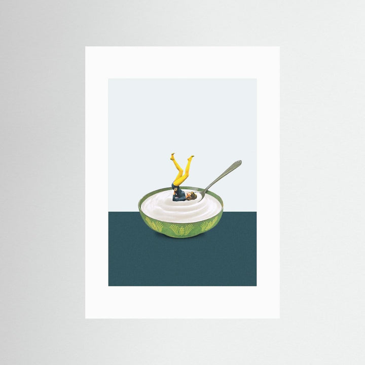 Yoga in my yogurt by Maarten Léon