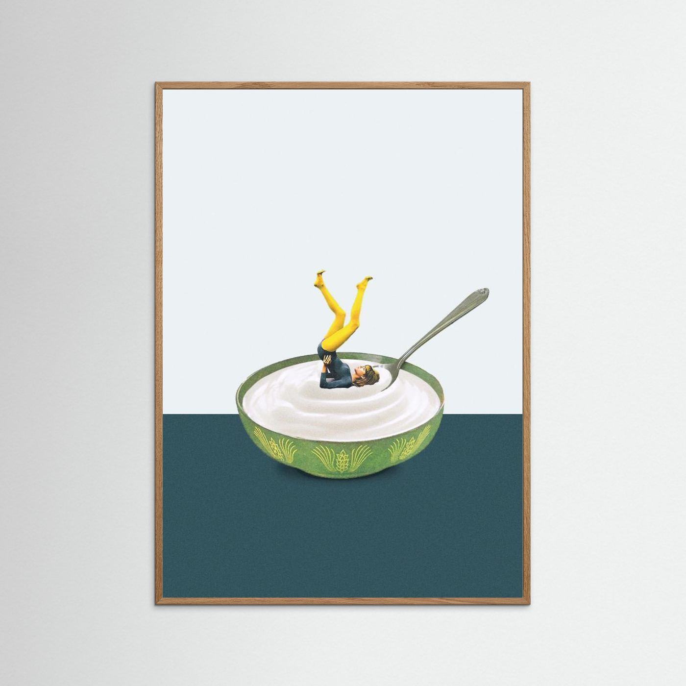 Yoga in my yogurt by Maarten Léon