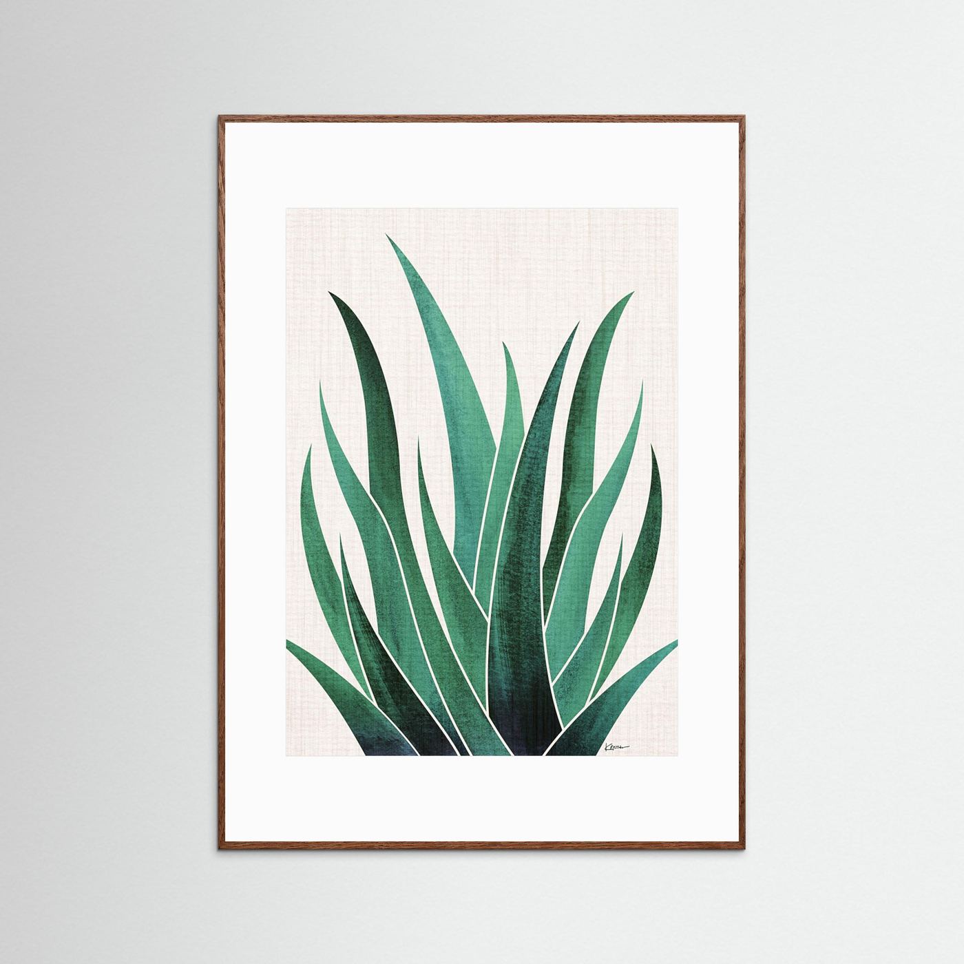Desert Agave Cactus by Kristian Gallagher
