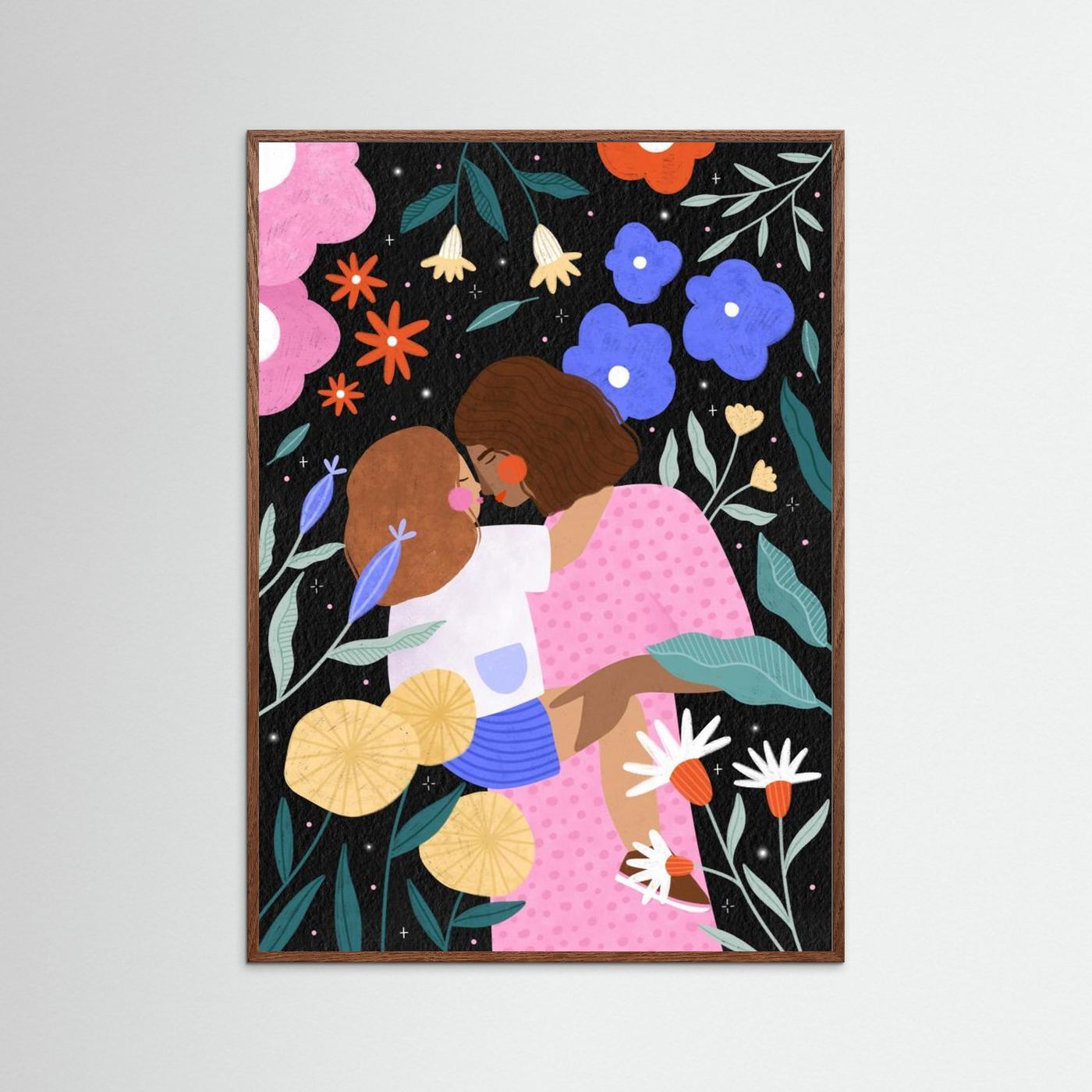 Mum and Daughter In Bloom by Bea Müller