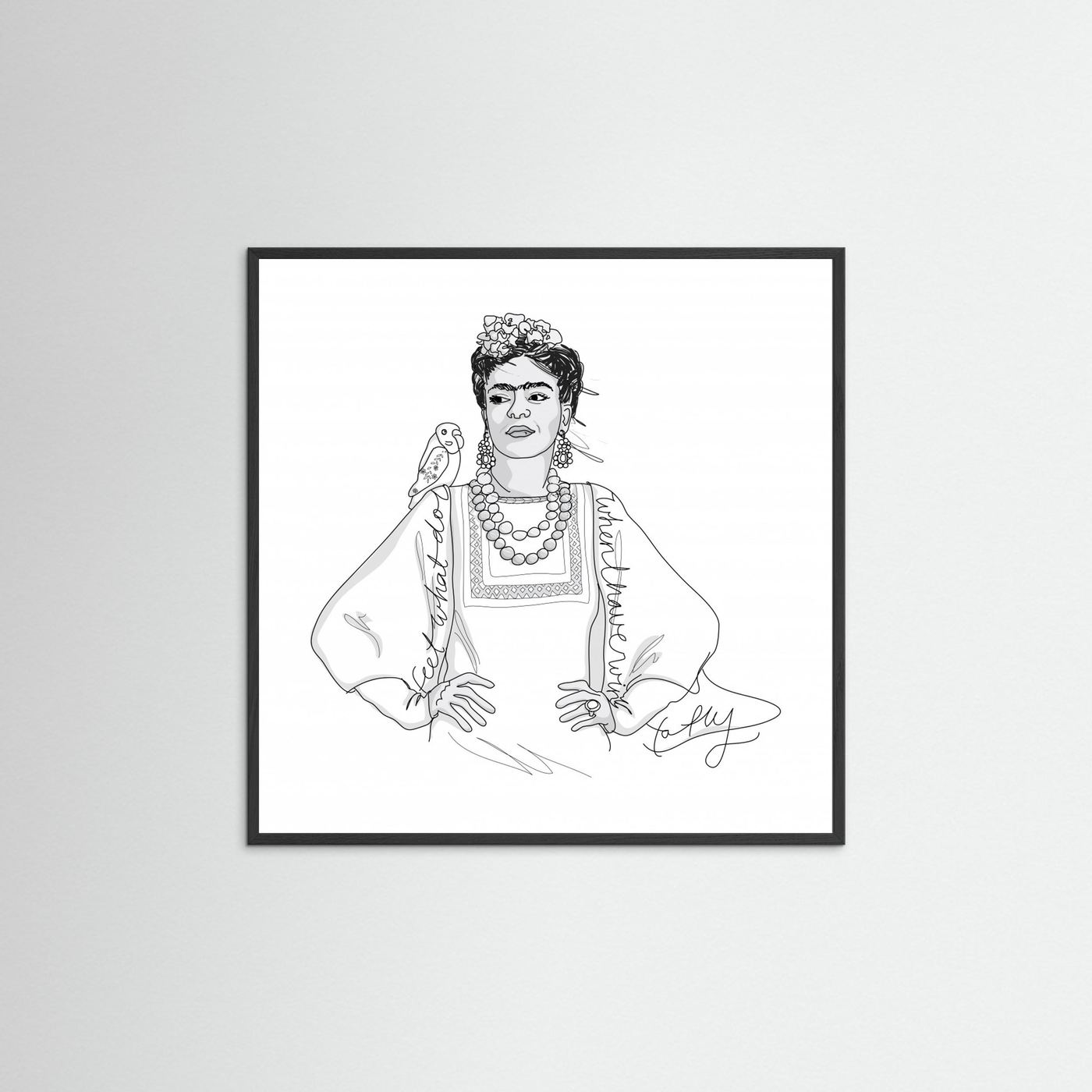 Frida Black and White by Christina Heitmann