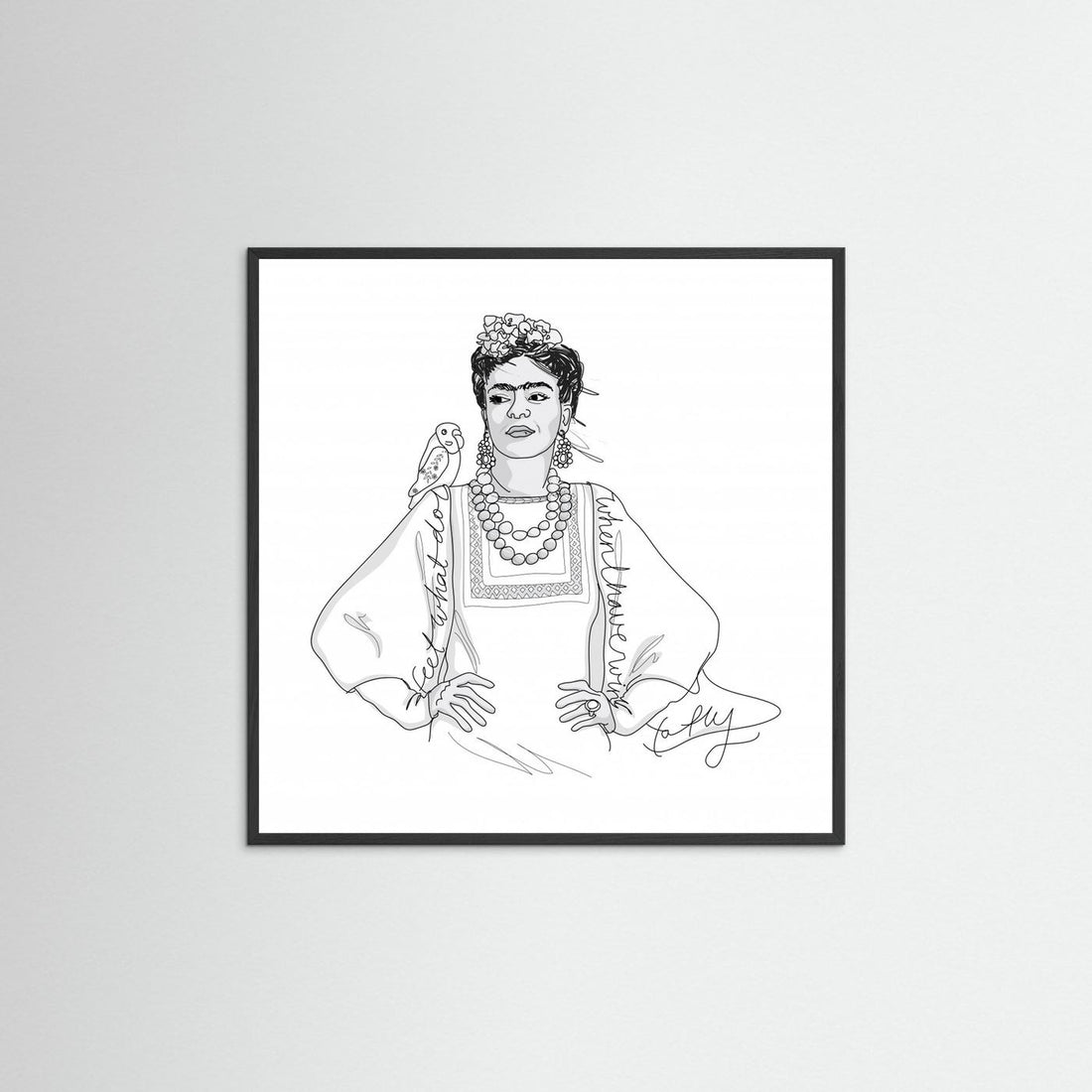 Frida Black and White by Christina Heitmann