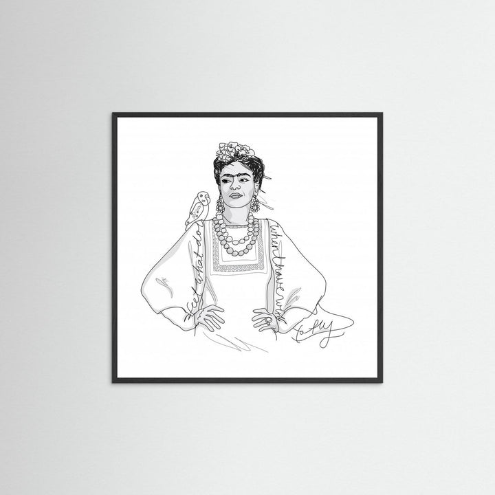 Frida Black and White by Christina Heitmann