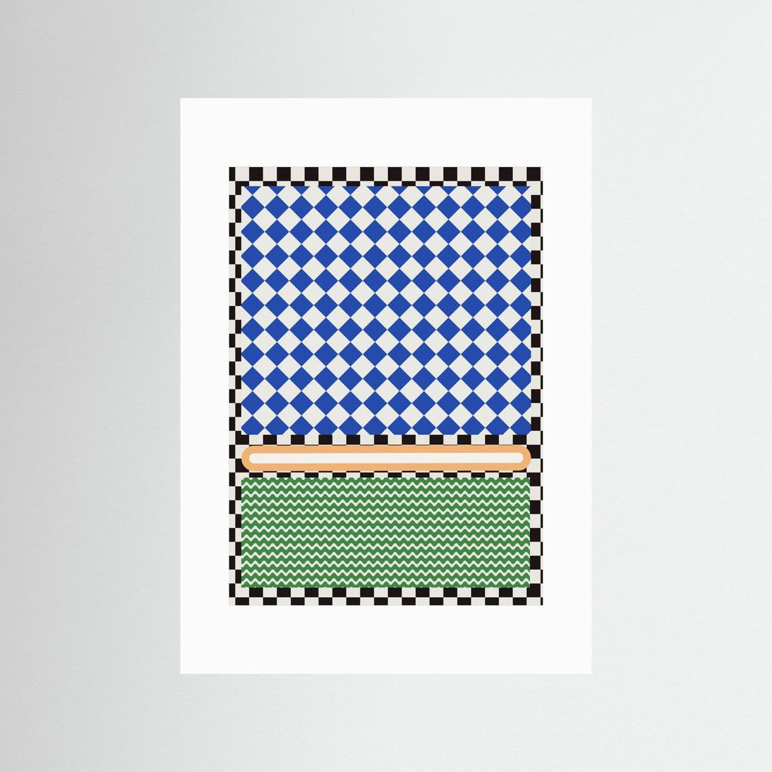 Checkered rothko inspirration by Little Dean