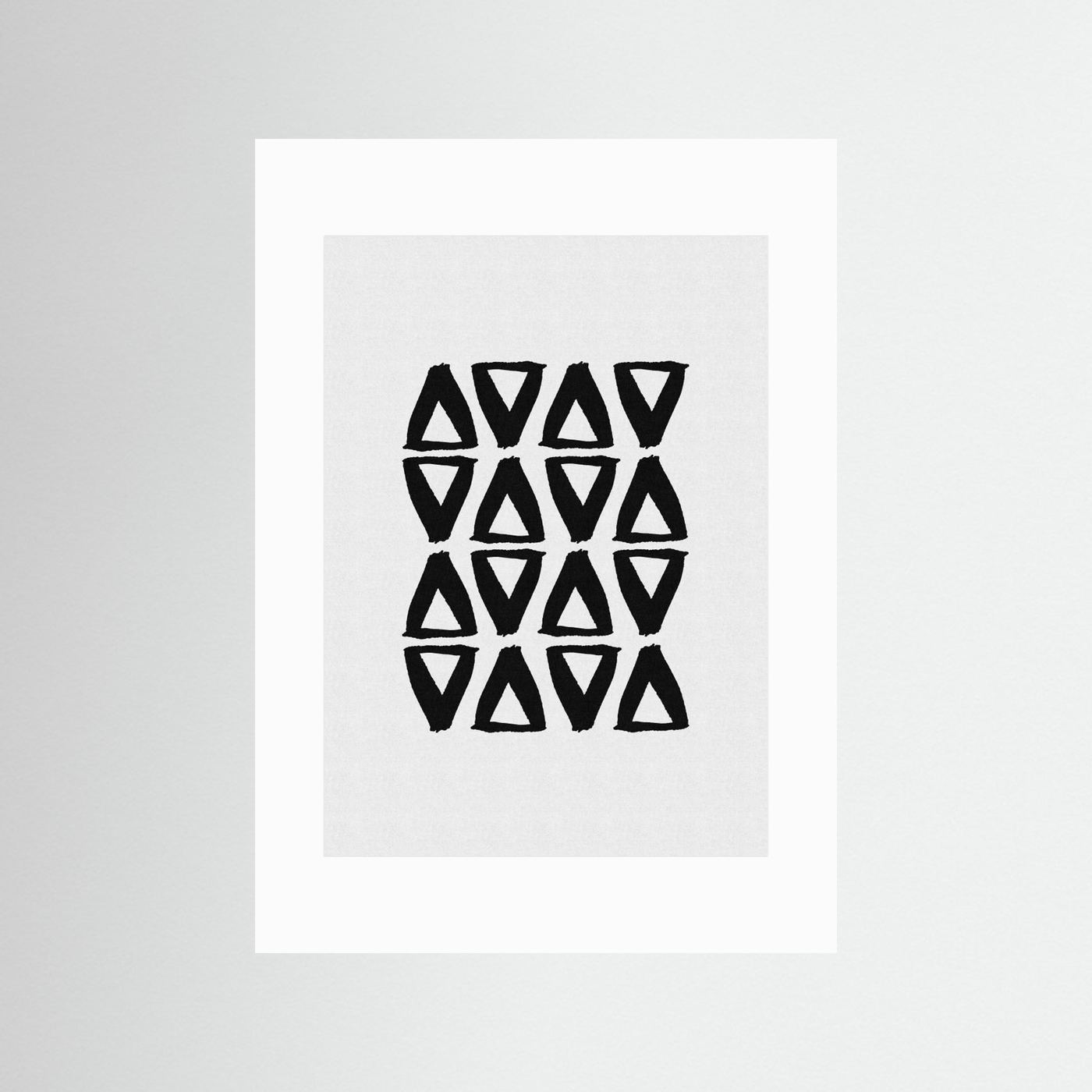 Black and White Abstract II by Orara Studio