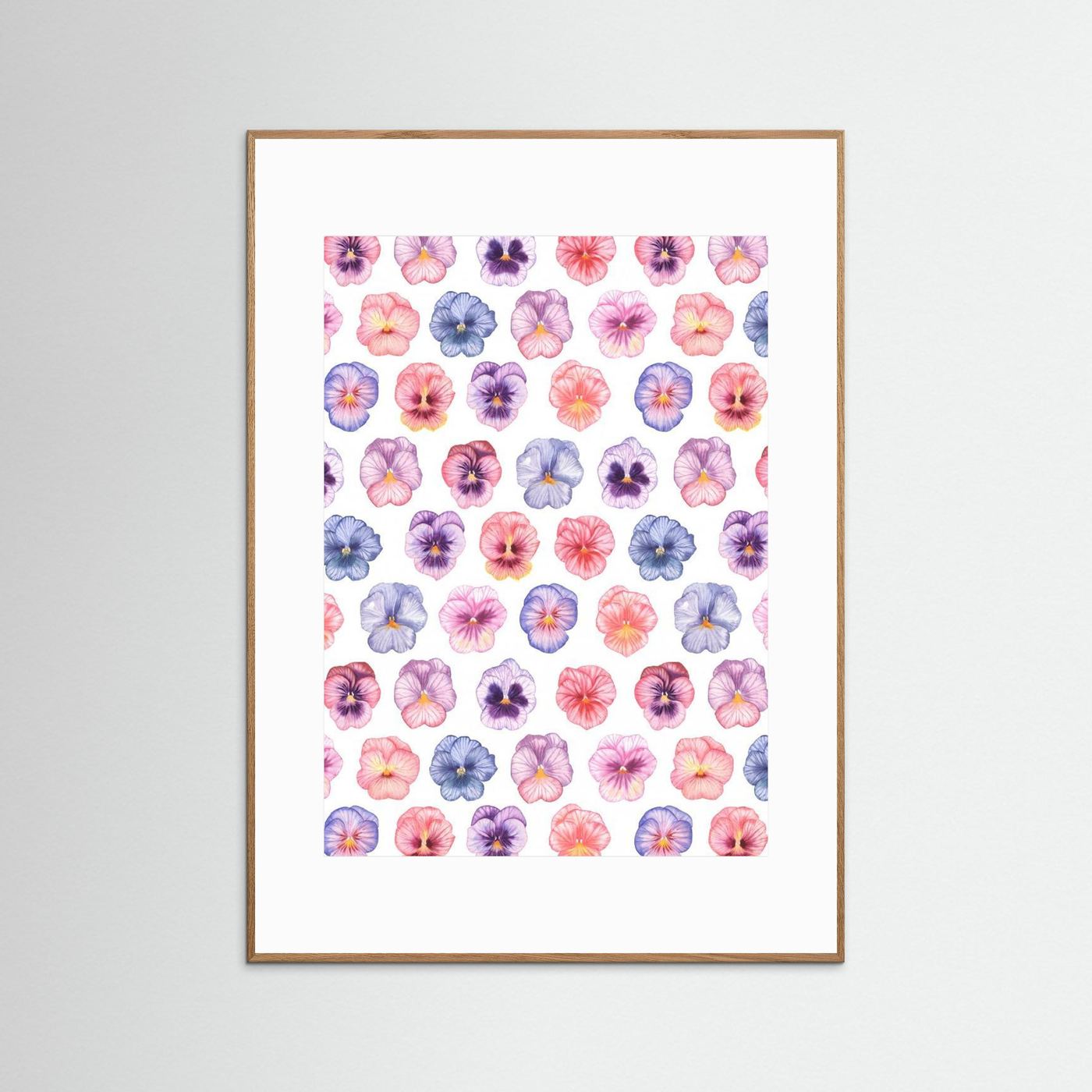 Pansy pattern by Linda Sitniece