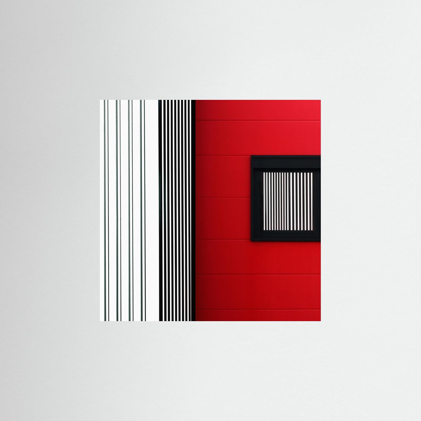 Bold Red Geometry by Hans Wolfgang Hawerkamp