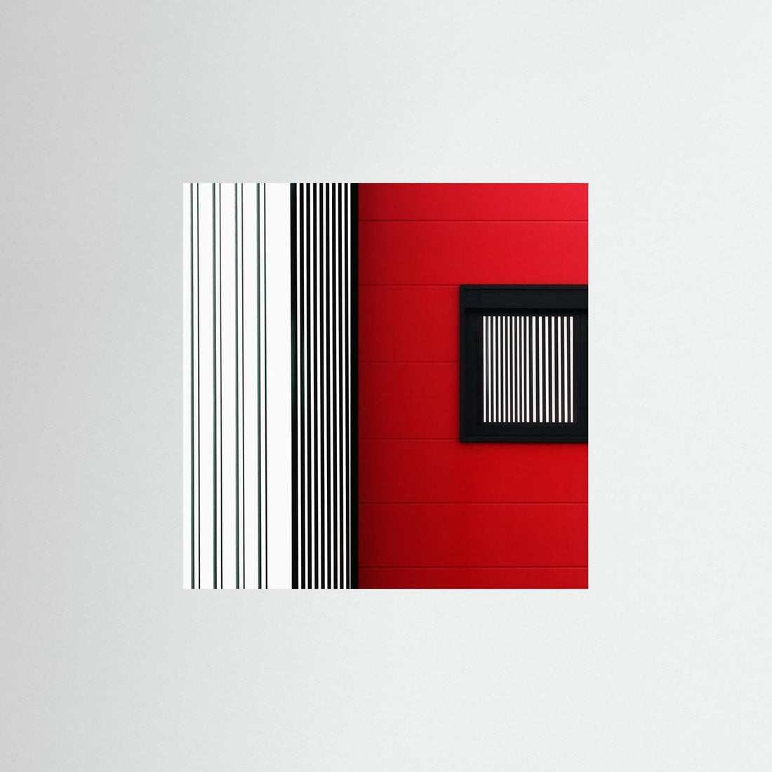 Bold Red Geometry by Hans Wolfgang Hawerkamp
