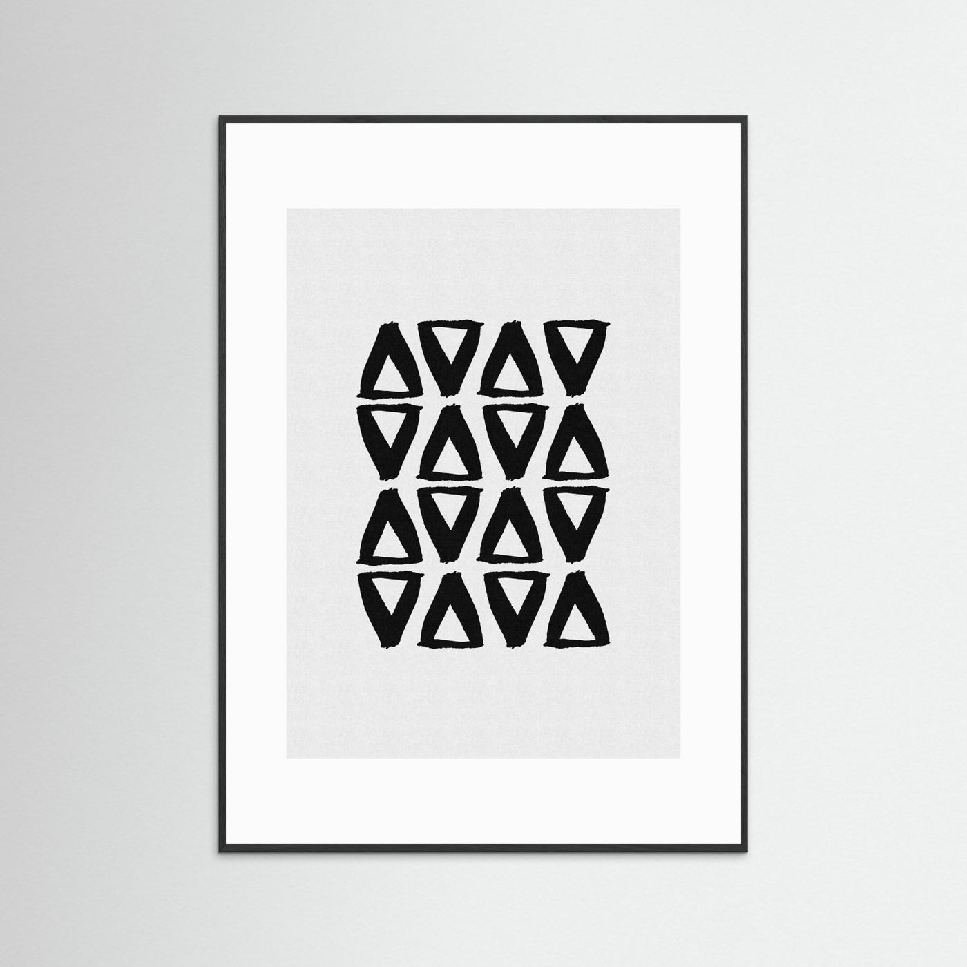 Black and White Abstract II by Orara Studio