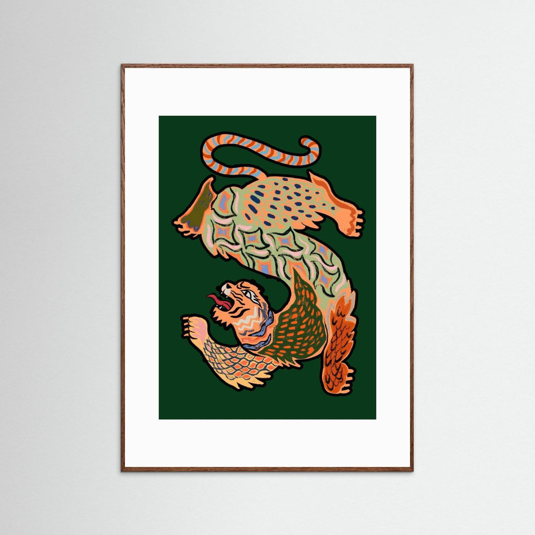 Asiantiger Green by Arty Guava