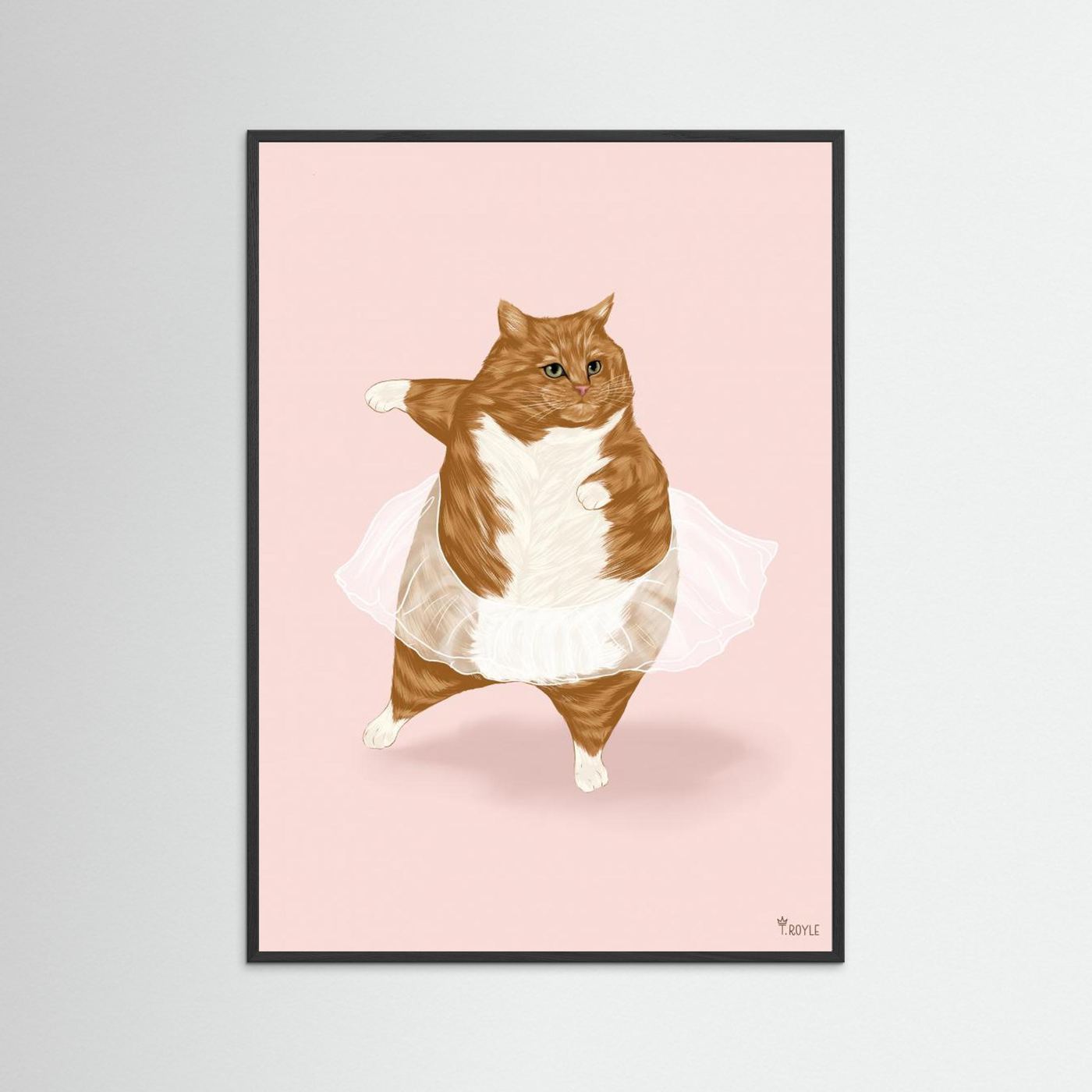 Ballet Cat - 'I can do anything I dream of' by Tara Royle