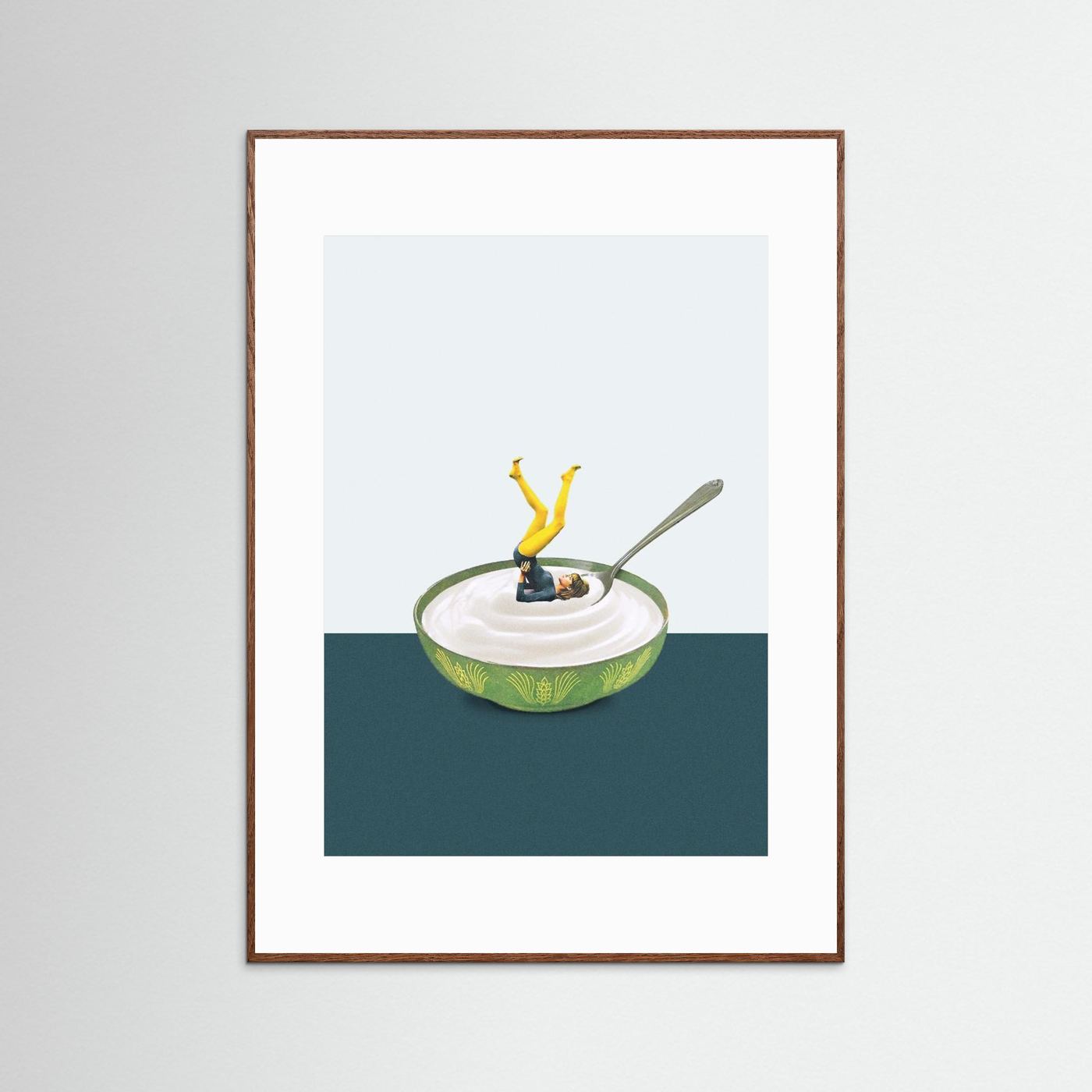Yoga in my yogurt by Maarten Léon