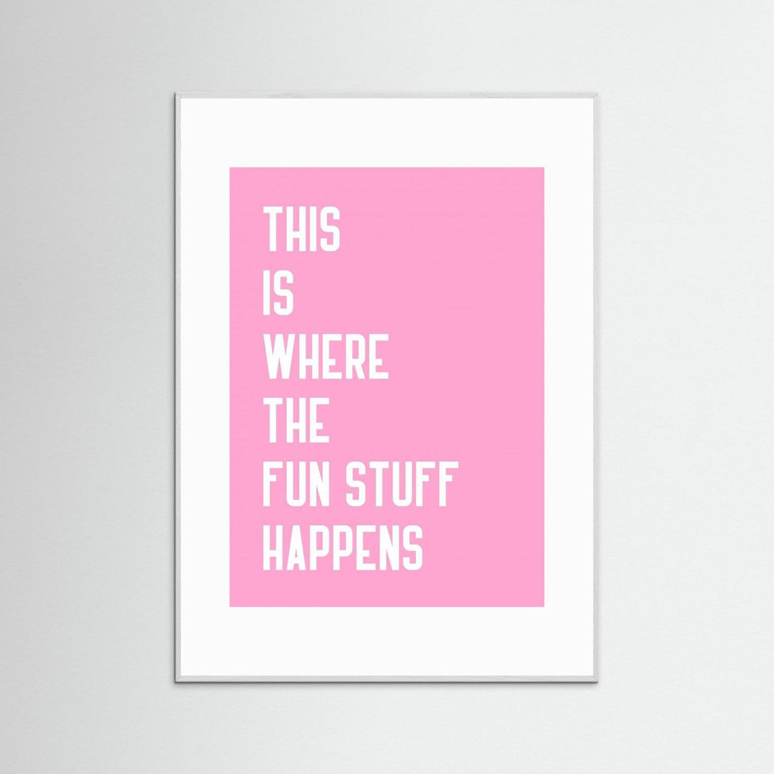 Where the fun stuff happen by Athene Fritsch