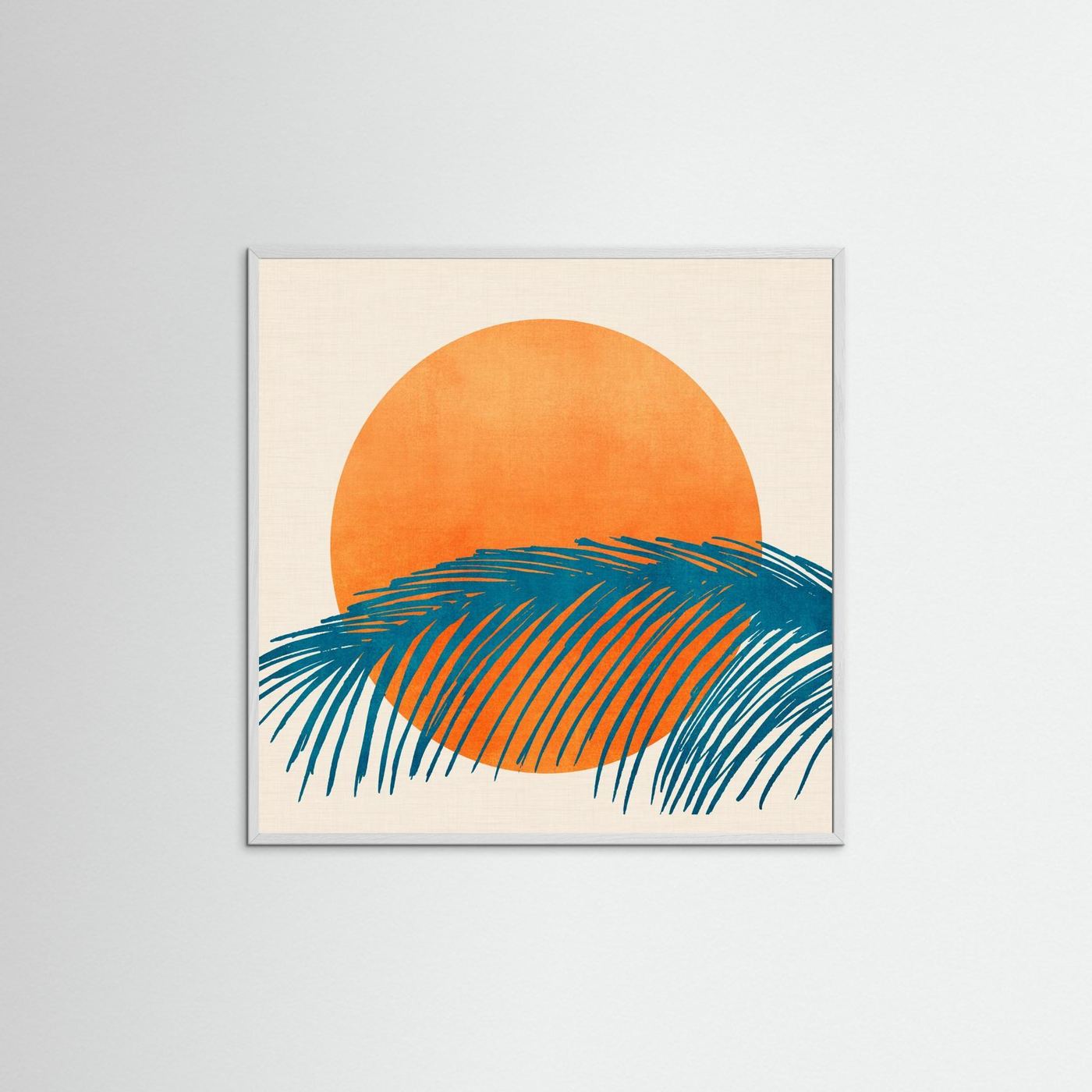 Retro Tropical Sunset by Kristian Gallagher