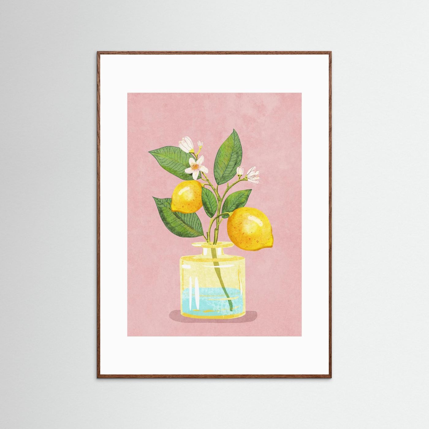 Lemon Bunch In Vase by Raissa Oltmanns