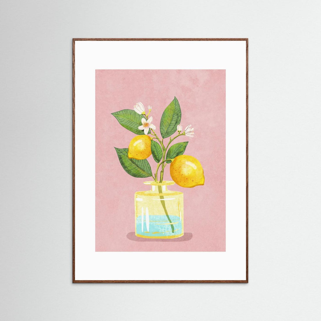 Lemon Bunch In Vase by Raissa Oltmanns