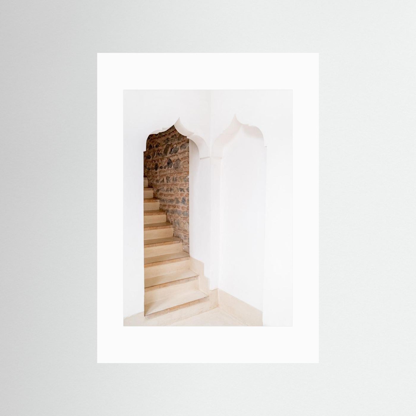 Arch Stairway In Riad In Marrakech   Ibiza Boho Travel Photography 1 by Henrike Schenk