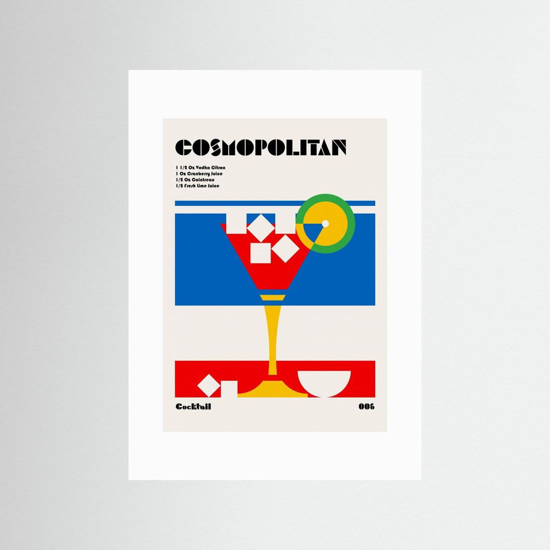 Cosmopolitan Bauhaus Cocktail by Retrodrome