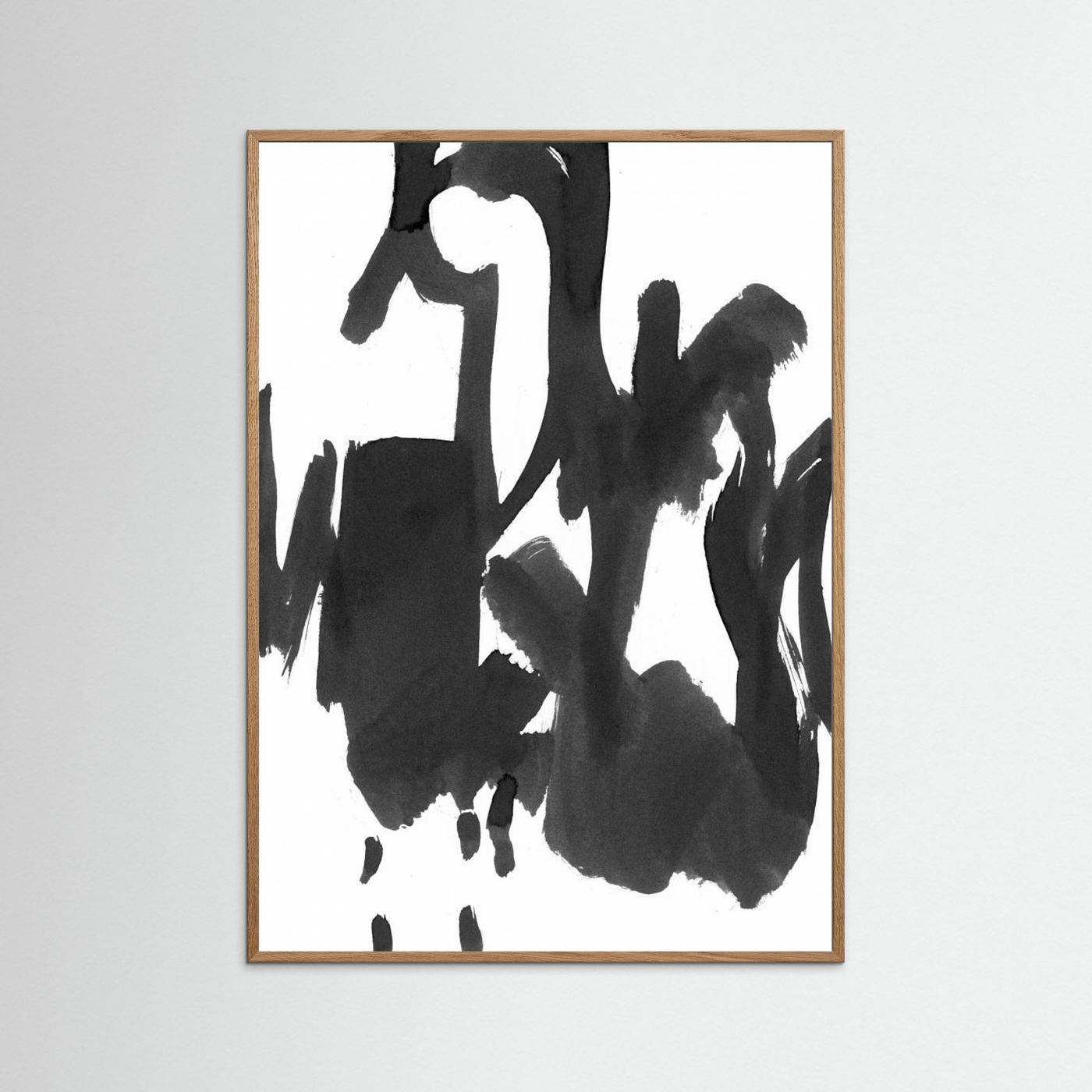 Black and White Strokes by Iris Lehnhardt