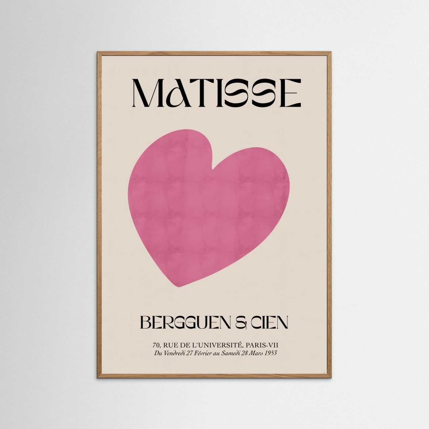 Pink Heart by Anne Marie Volfova