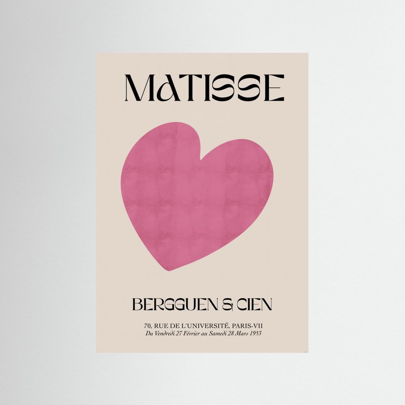 Pink Heart by Anne Marie Volfova