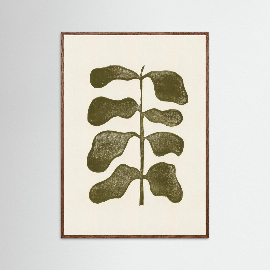 Linocut Plant by Alisa Galitsyna