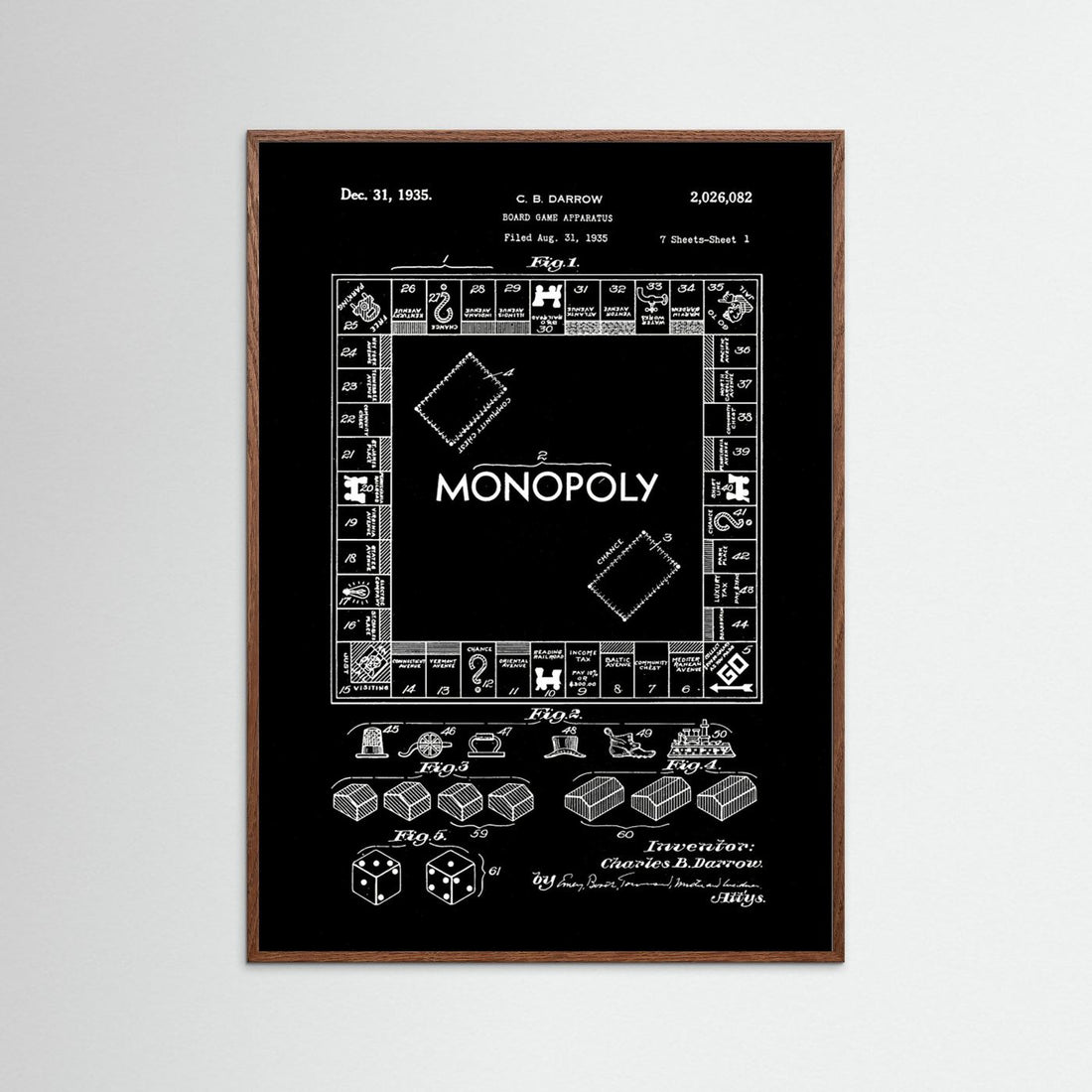 Board Game Patent 1935 by Andreas Magnusson