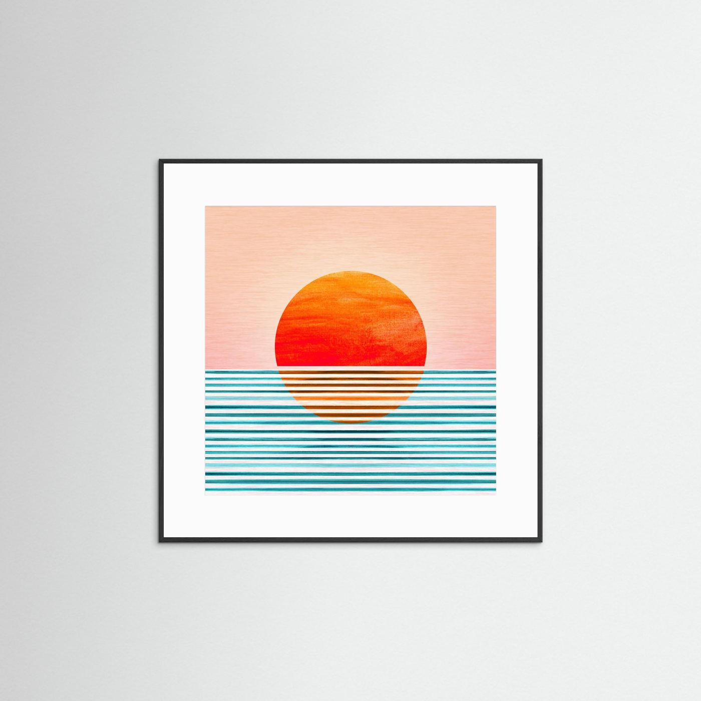 Minimalist Sunset III by Kristian Gallagher