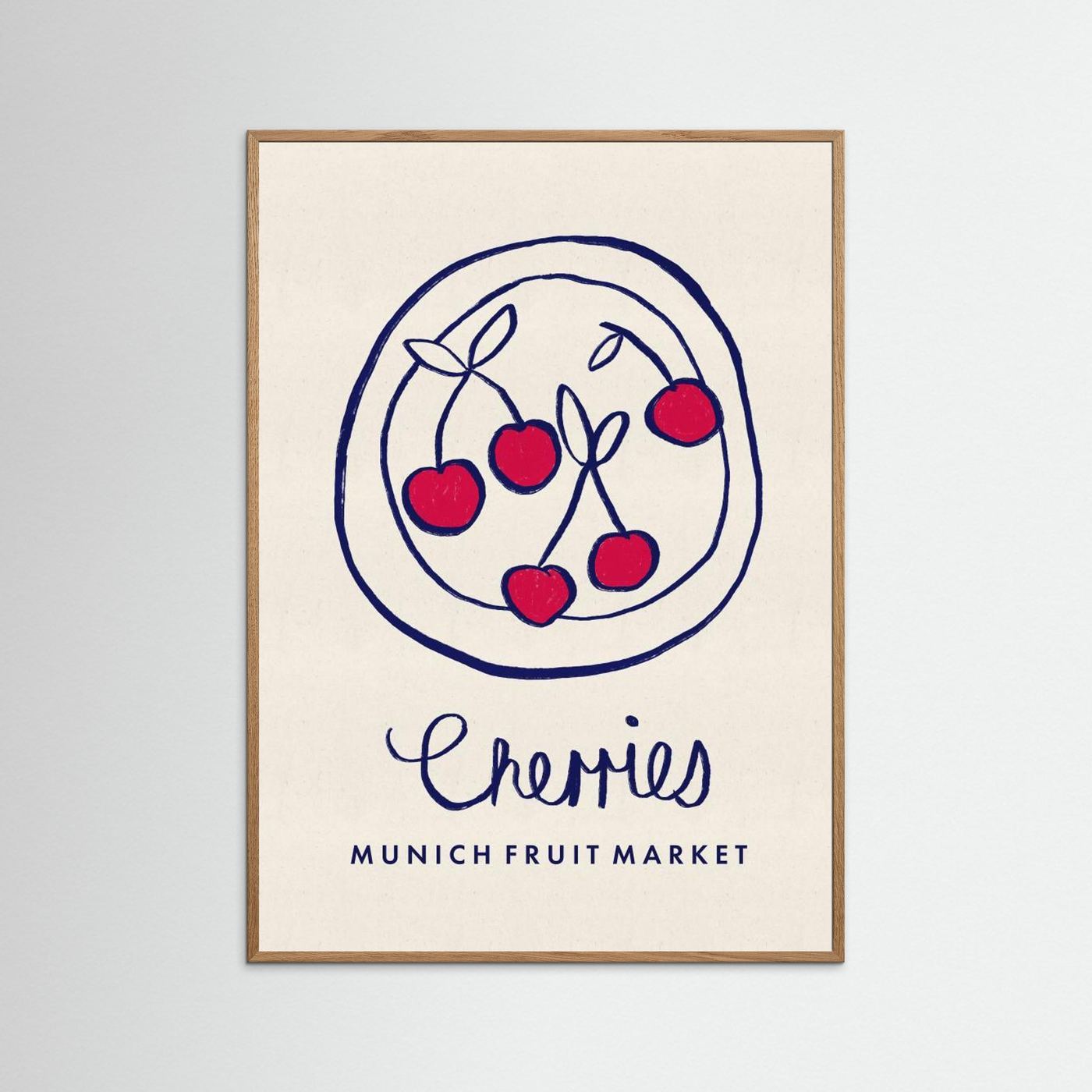 Cherries Munich Food Market Germany by Dirkie Nell