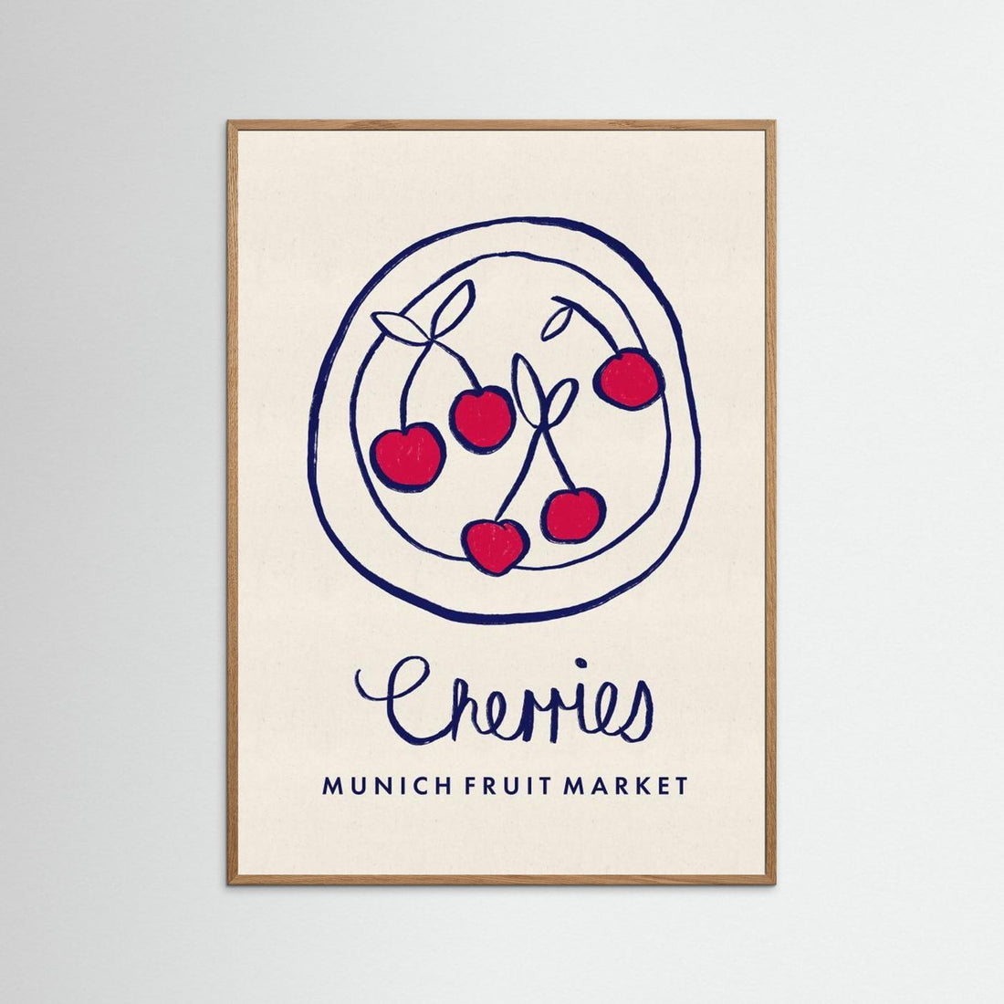Cherries Munich Food Market Germany by Dirkie Nell