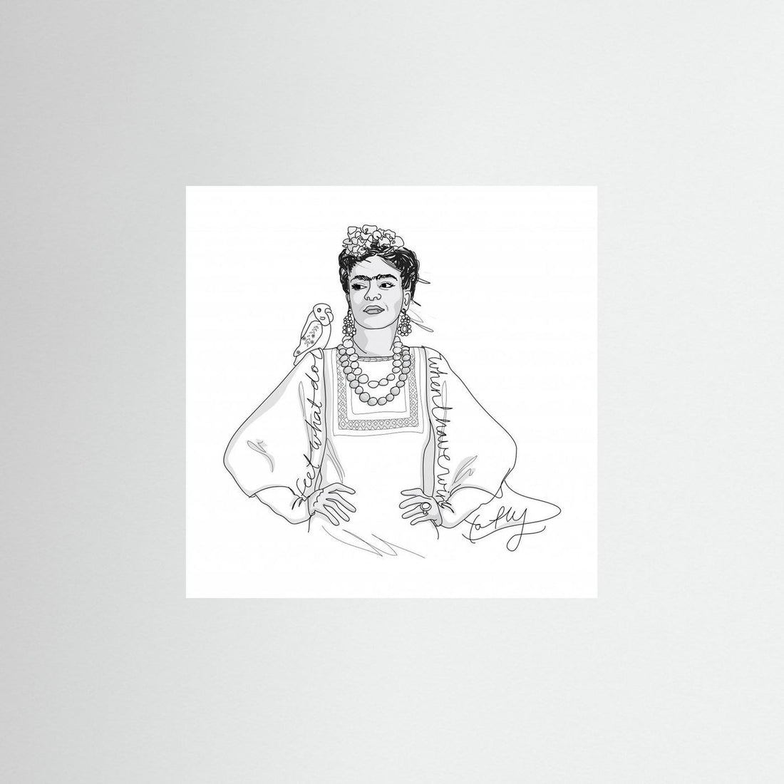 Frida Black and White by Christina Heitmann