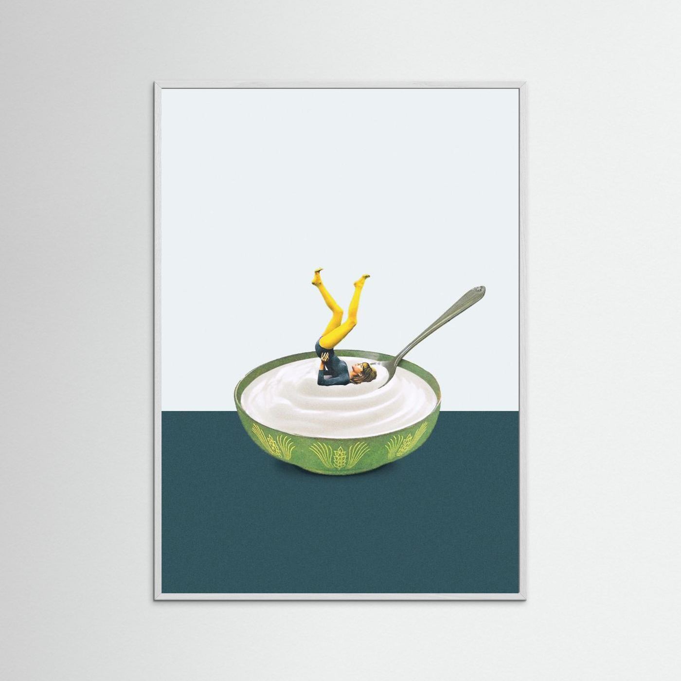 Yoga in my yogurt by Maarten Léon